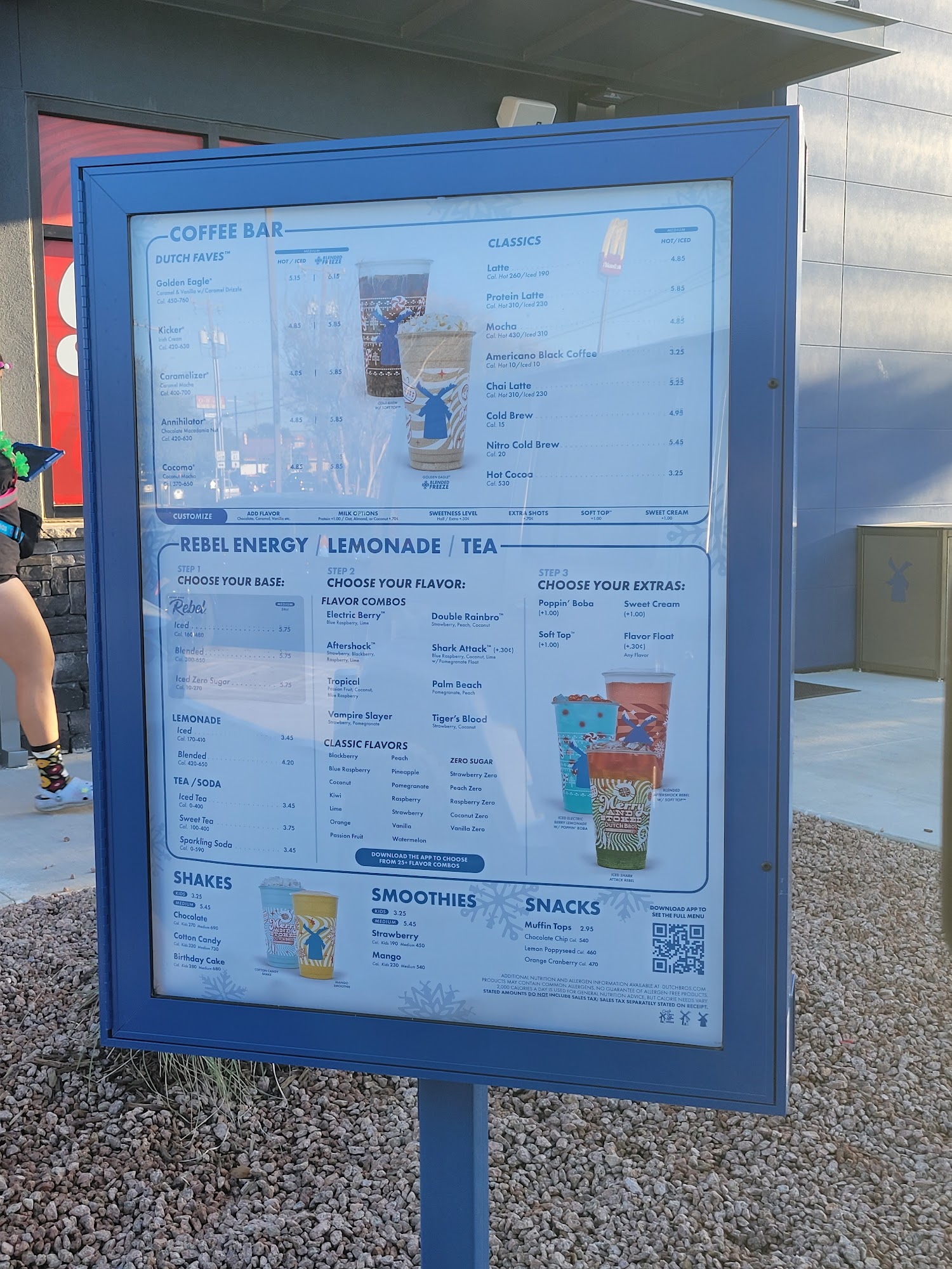 Dutch Bros Coffee Menu