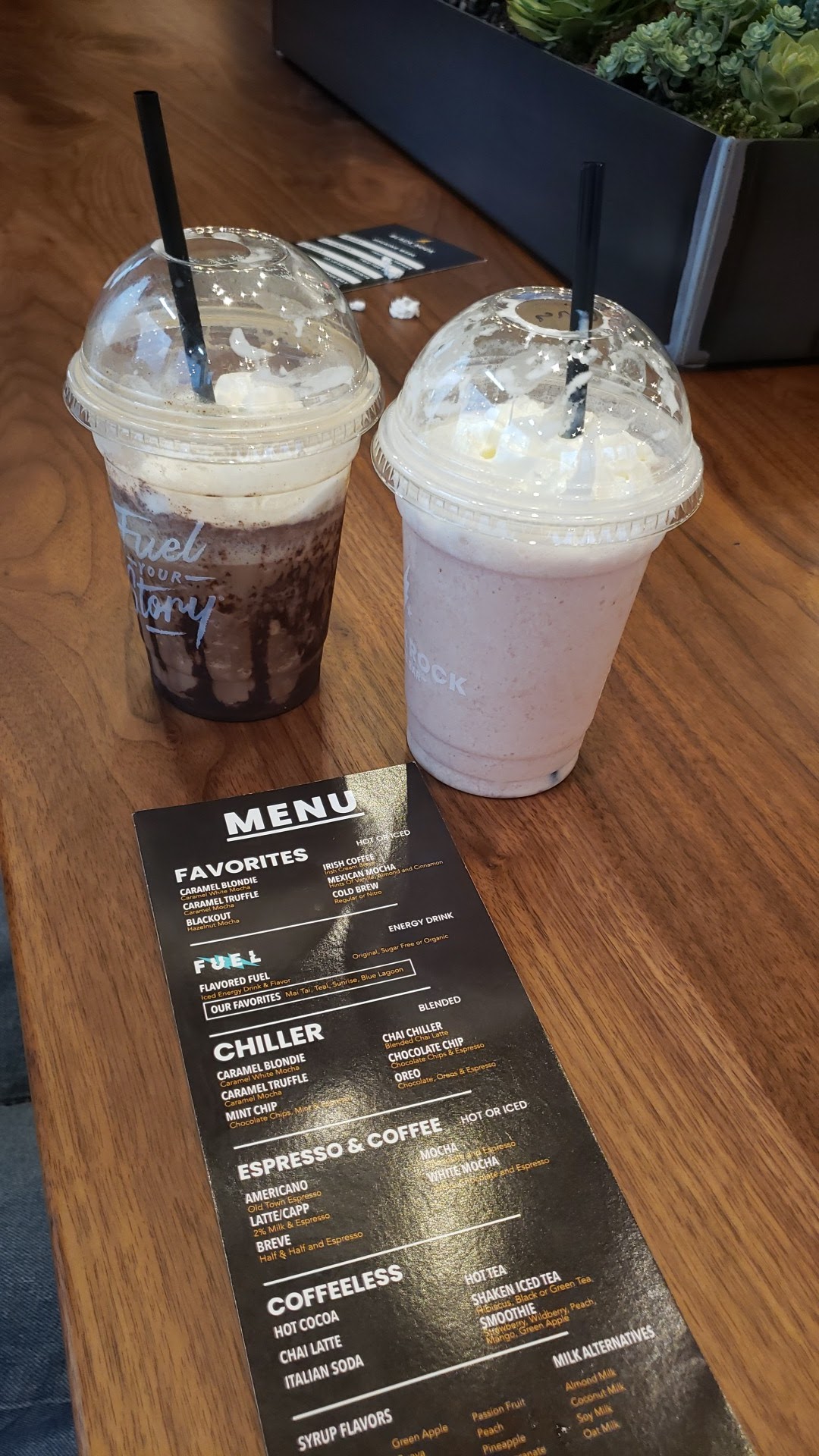 Black Rock Coffee Bar Menu
