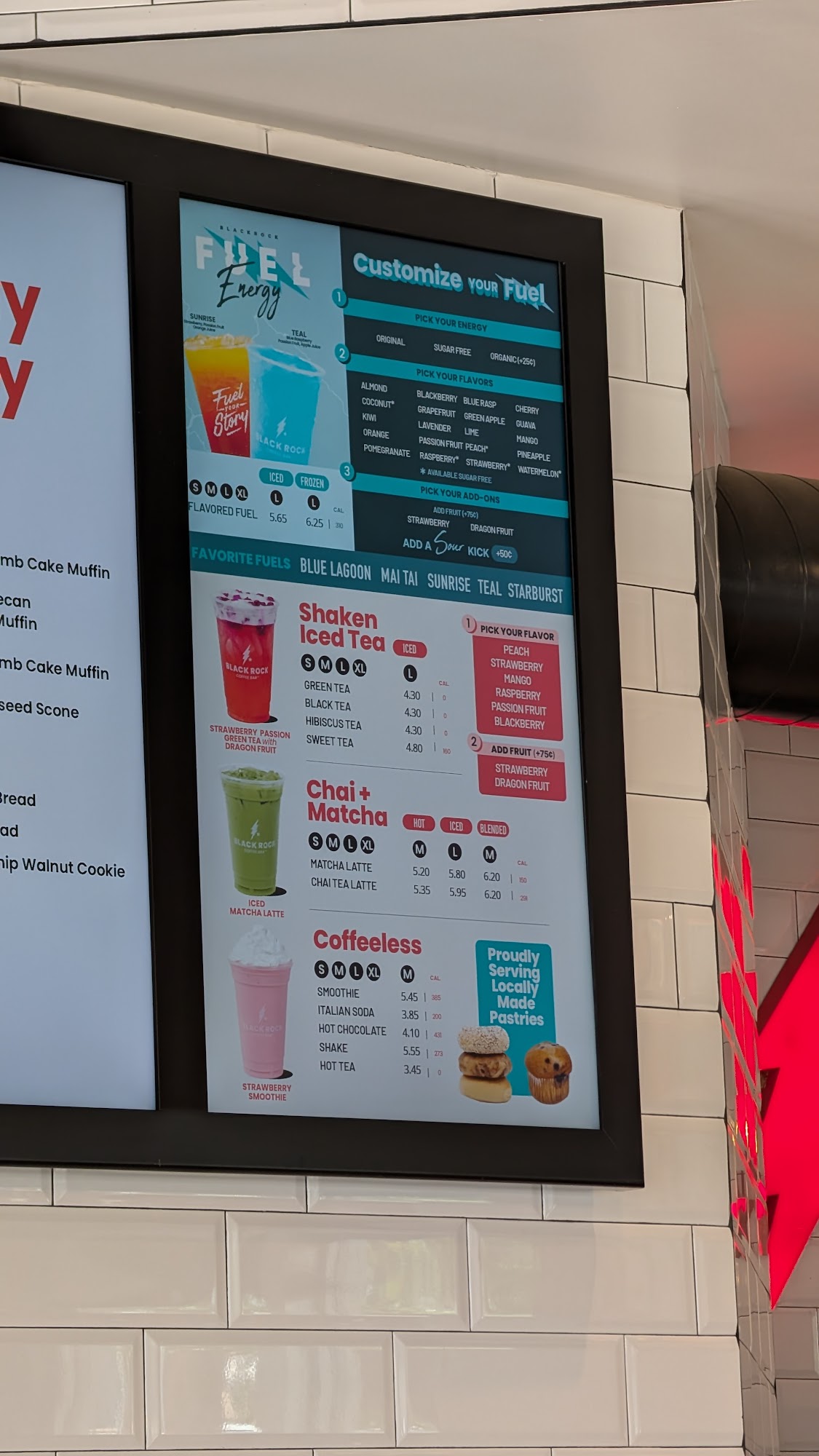 Black Rock Coffee Bar Menu