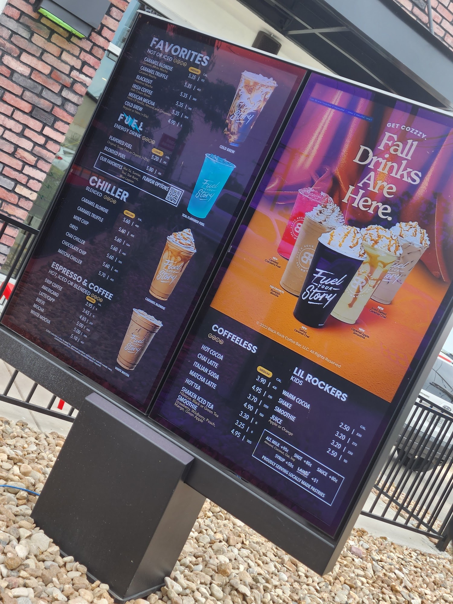 Black Rock Coffee Bar Menu