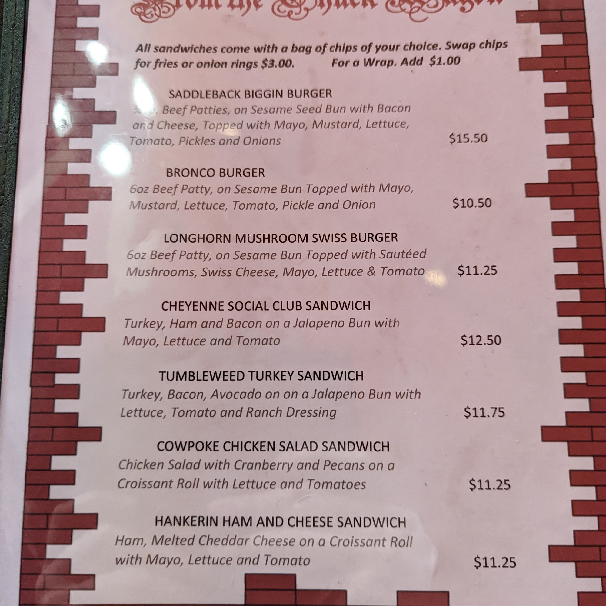 Saddleback saloon Sealy