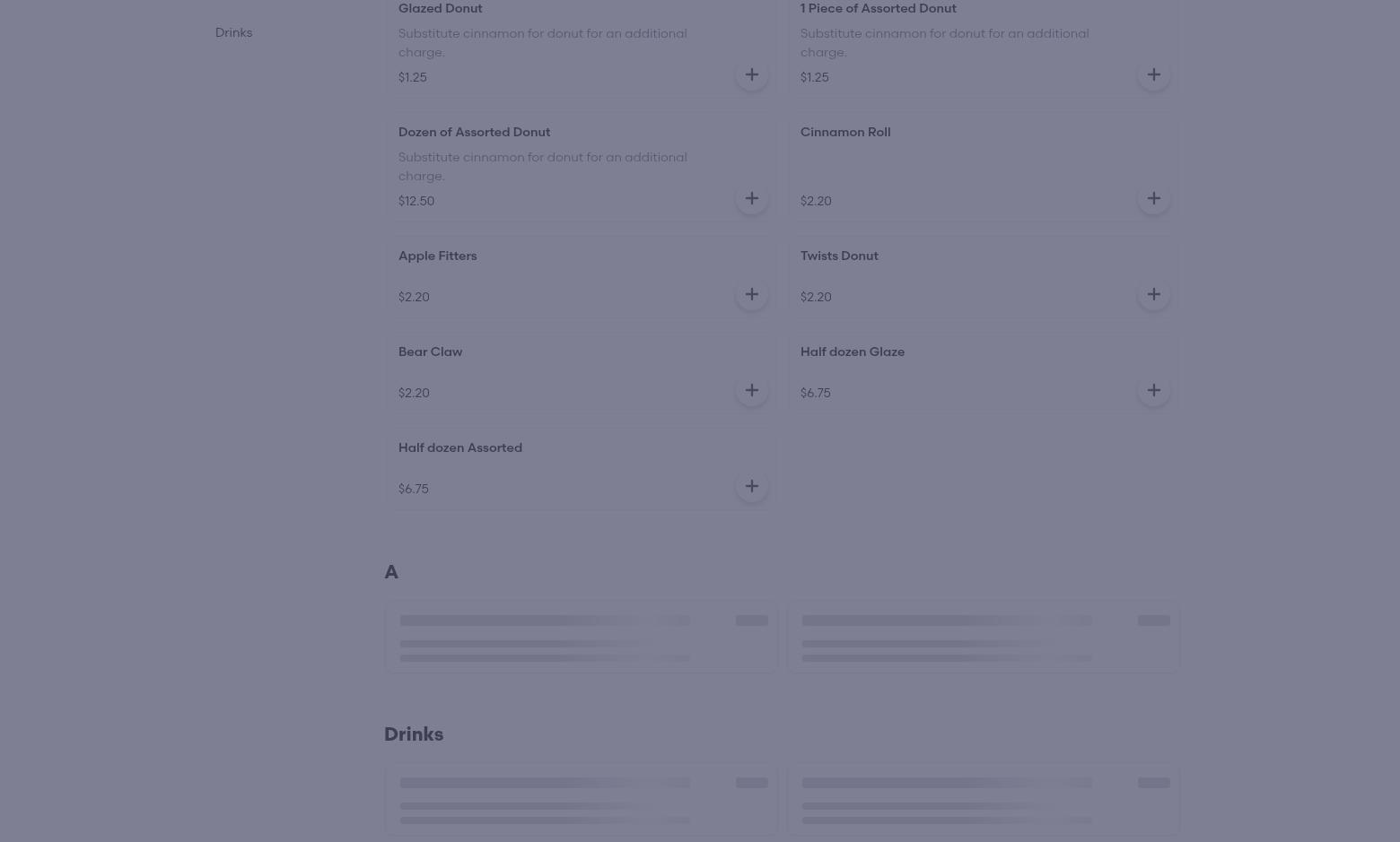 Jack In Jill Donuts Menu