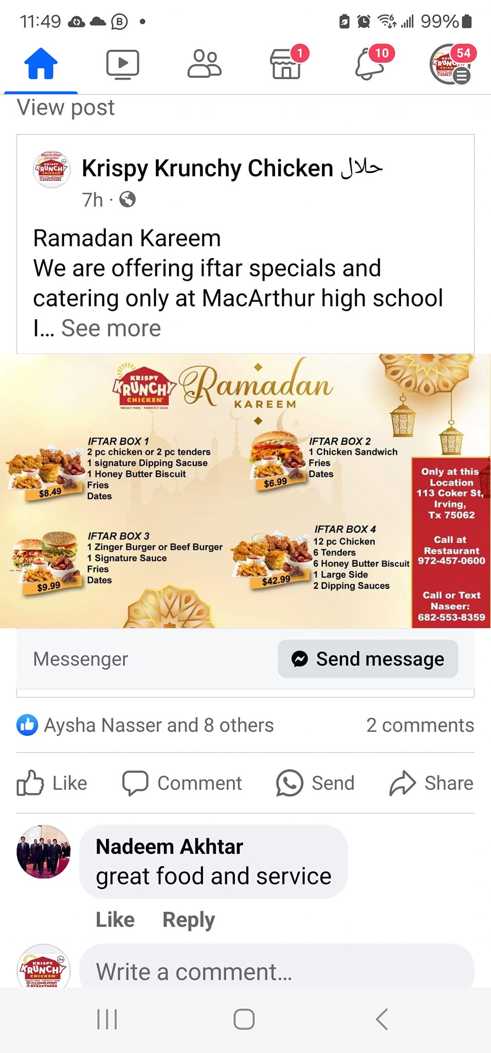 Photo credit: Facebook