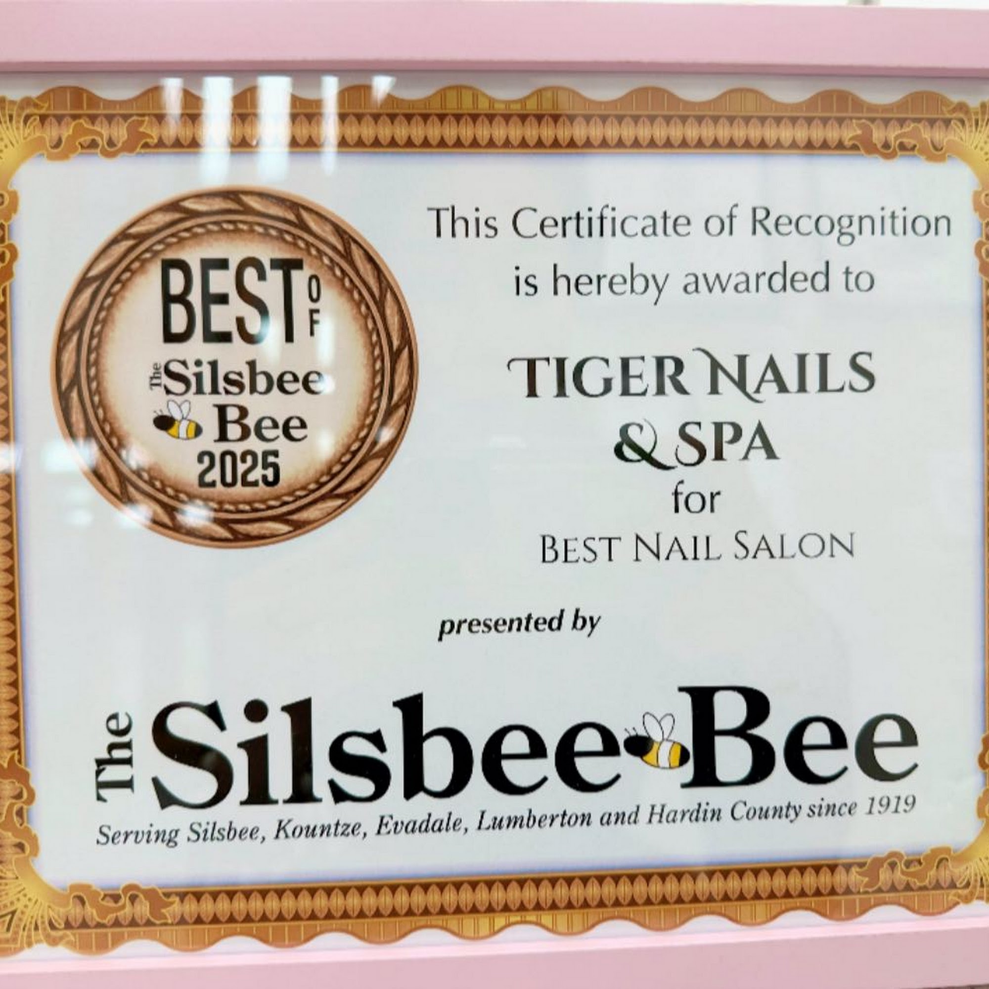 Tiger Nails & Spa 140 Pine Plz, Silsbee Texas 77656