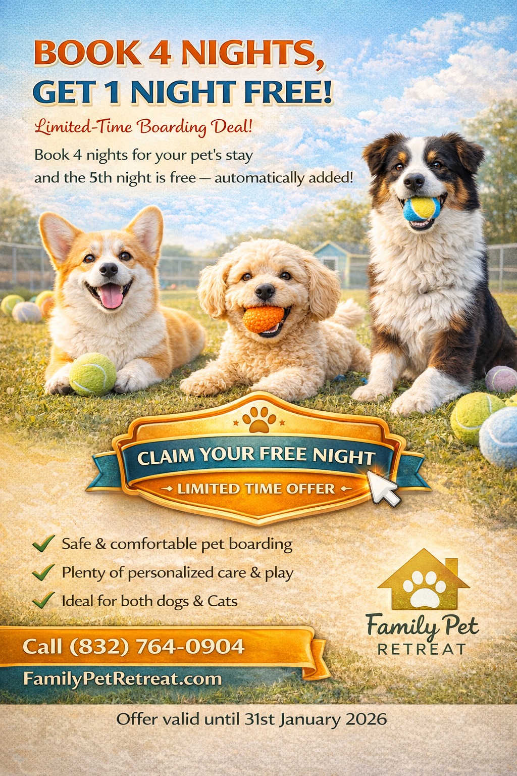 Family Pet Retreat LLC Spring