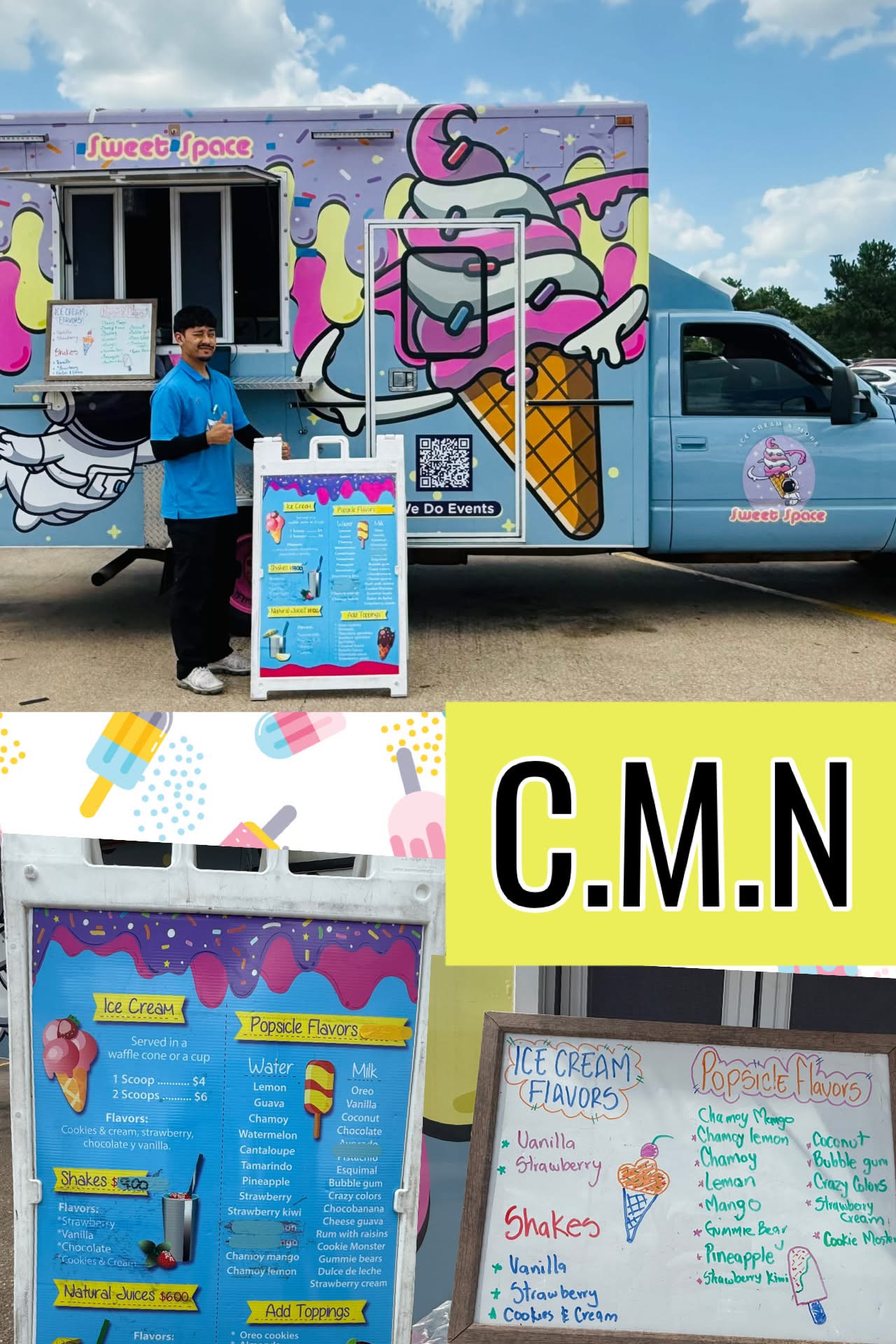 Sweetspaceicecream Menu