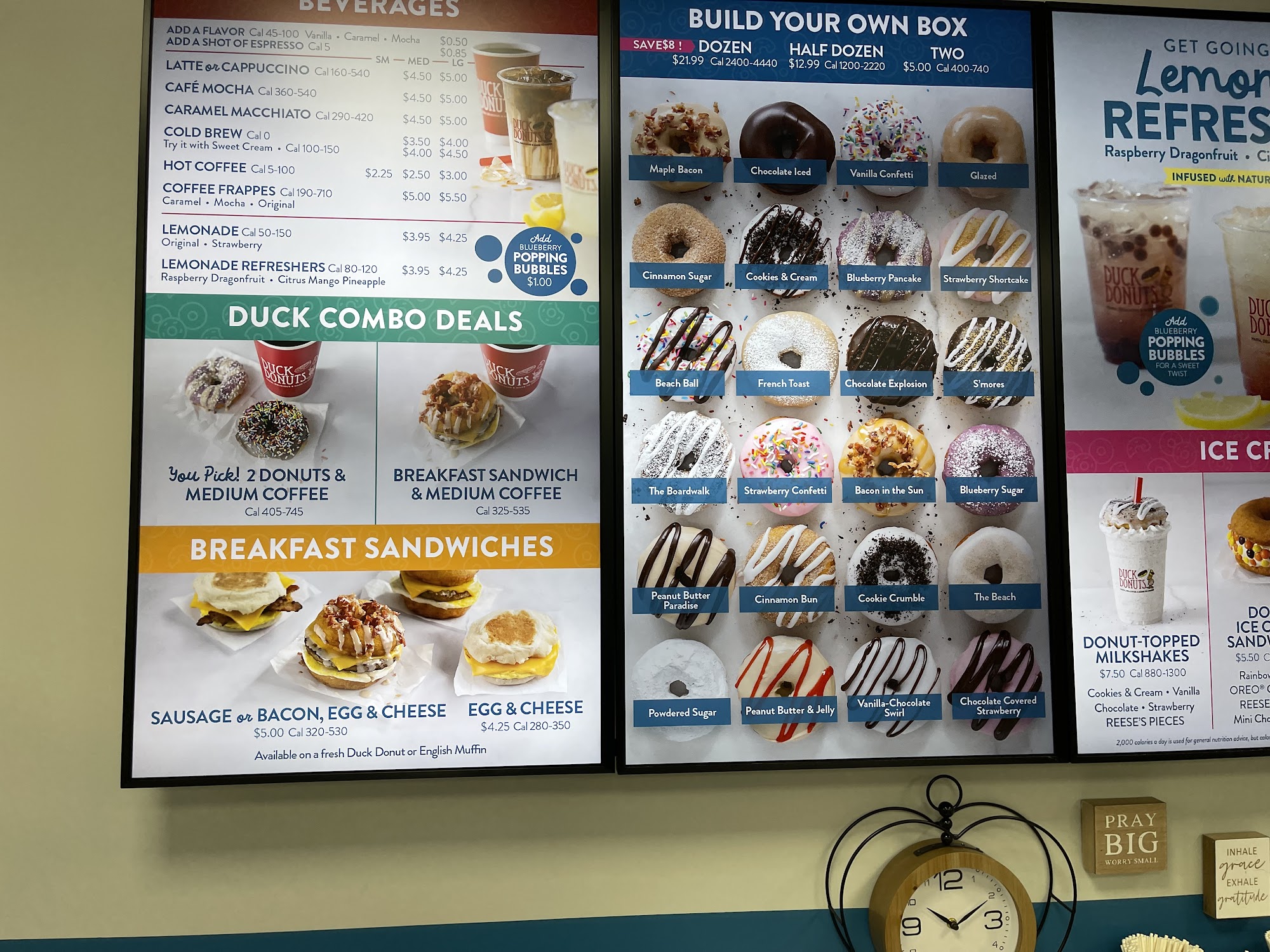 Duck Donuts Menu