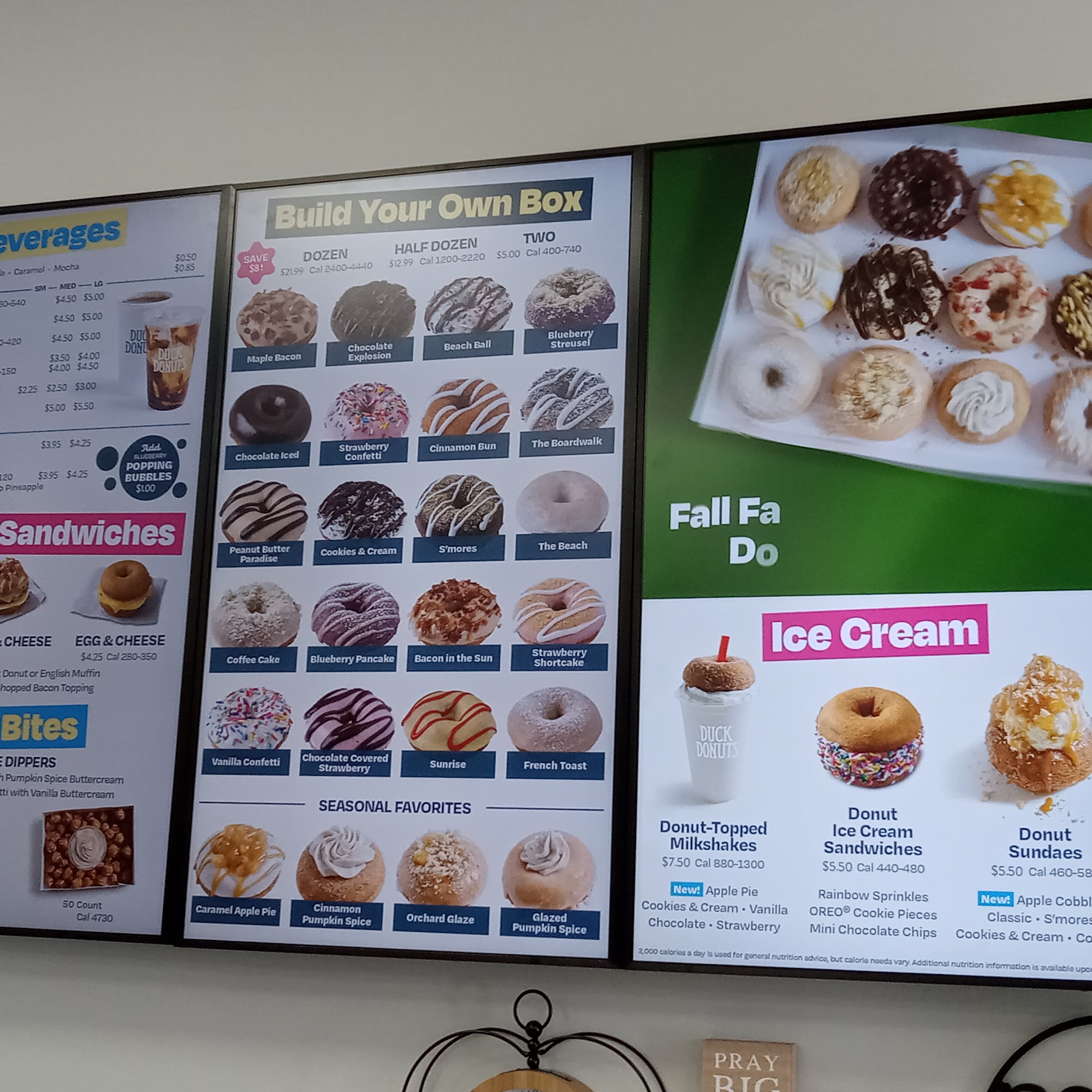 Duck Donuts Menu
