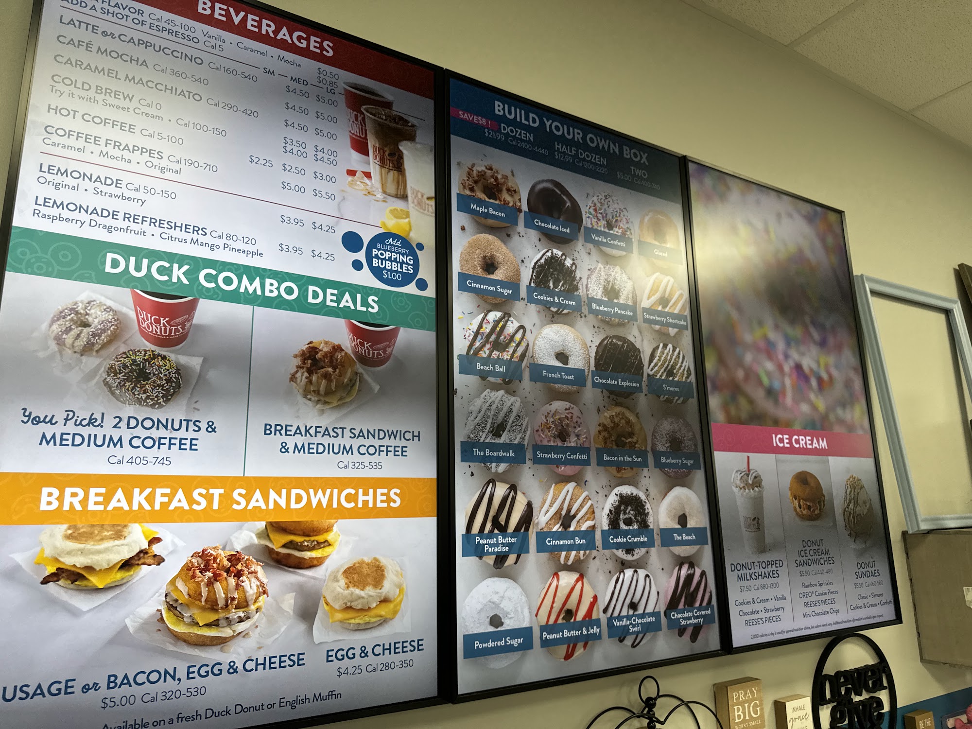 Duck Donuts Menu