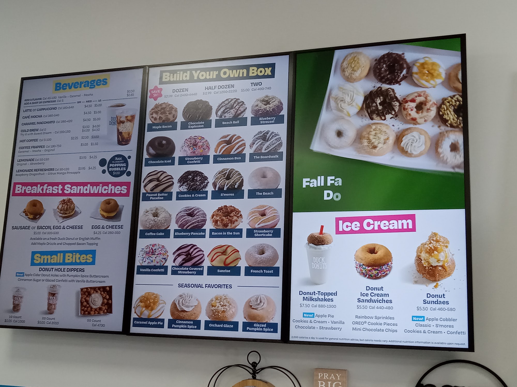 Duck Donuts Menu