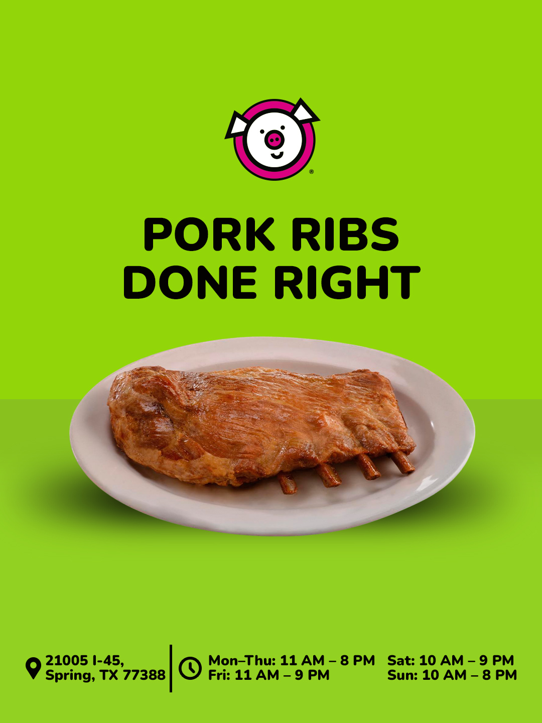 Los Cochinitos (Spring) Menu