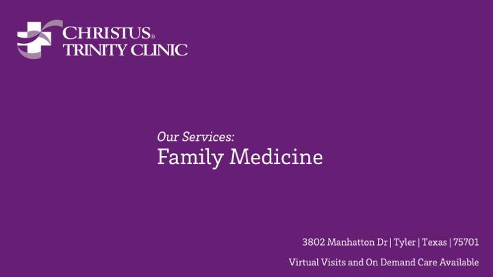 CHRISTUS Trinity Clinic