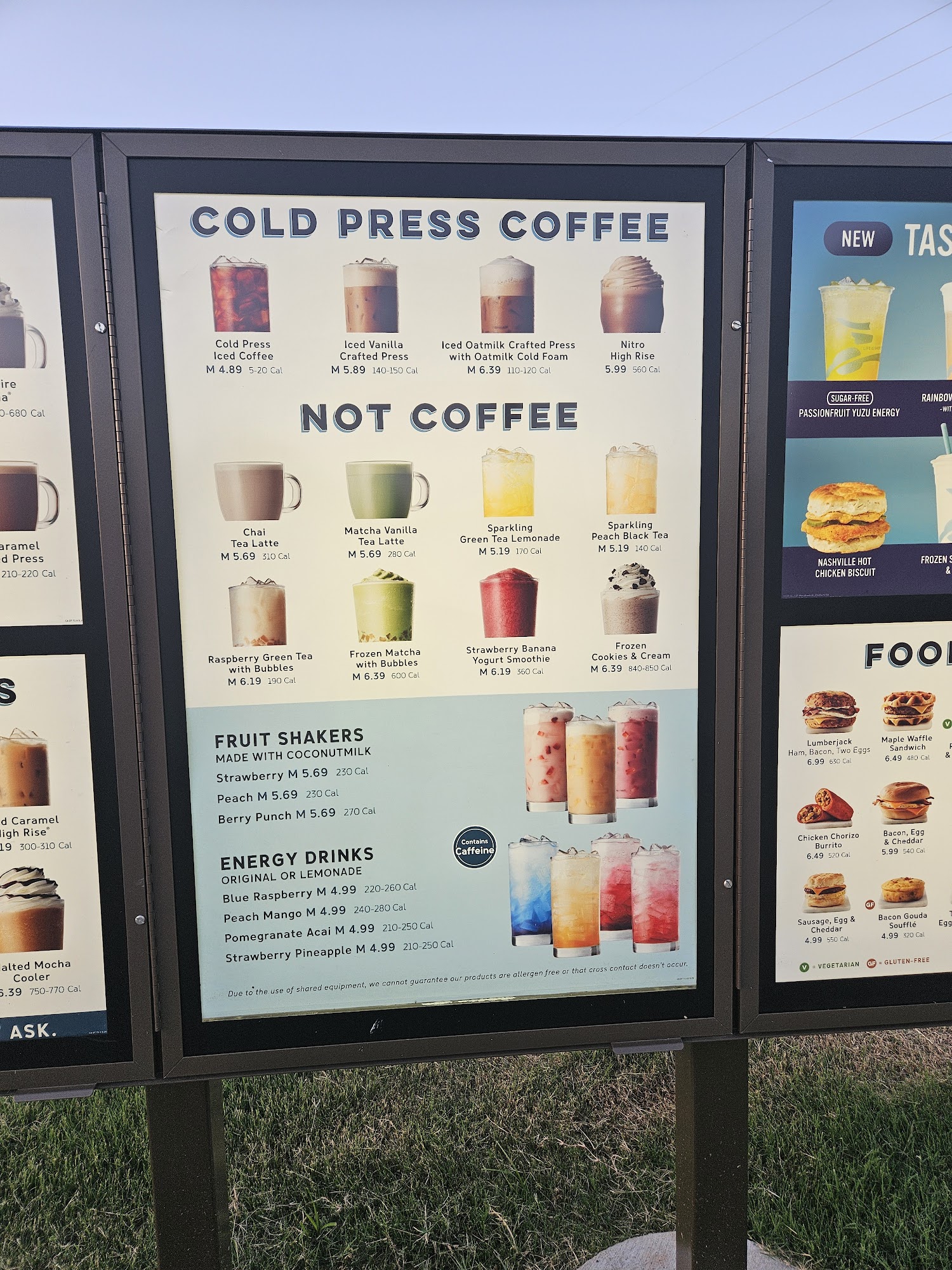 Caribou Coffee Menu