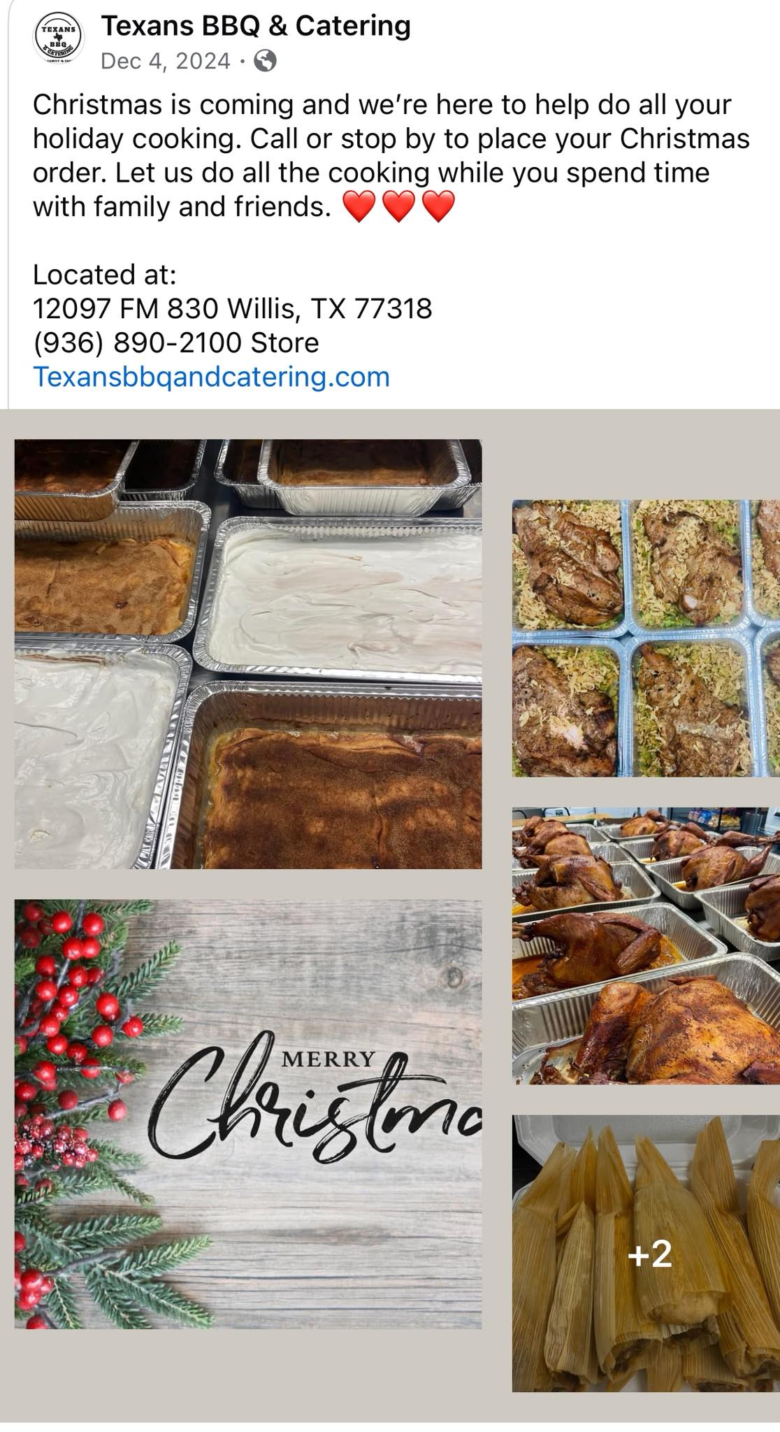 Texans BBQ & Catering Willis