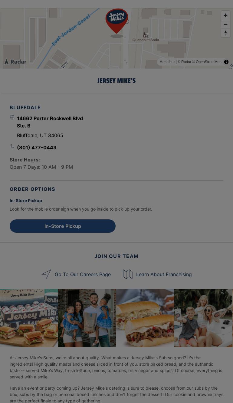 Jersey Mike's Subs Menu