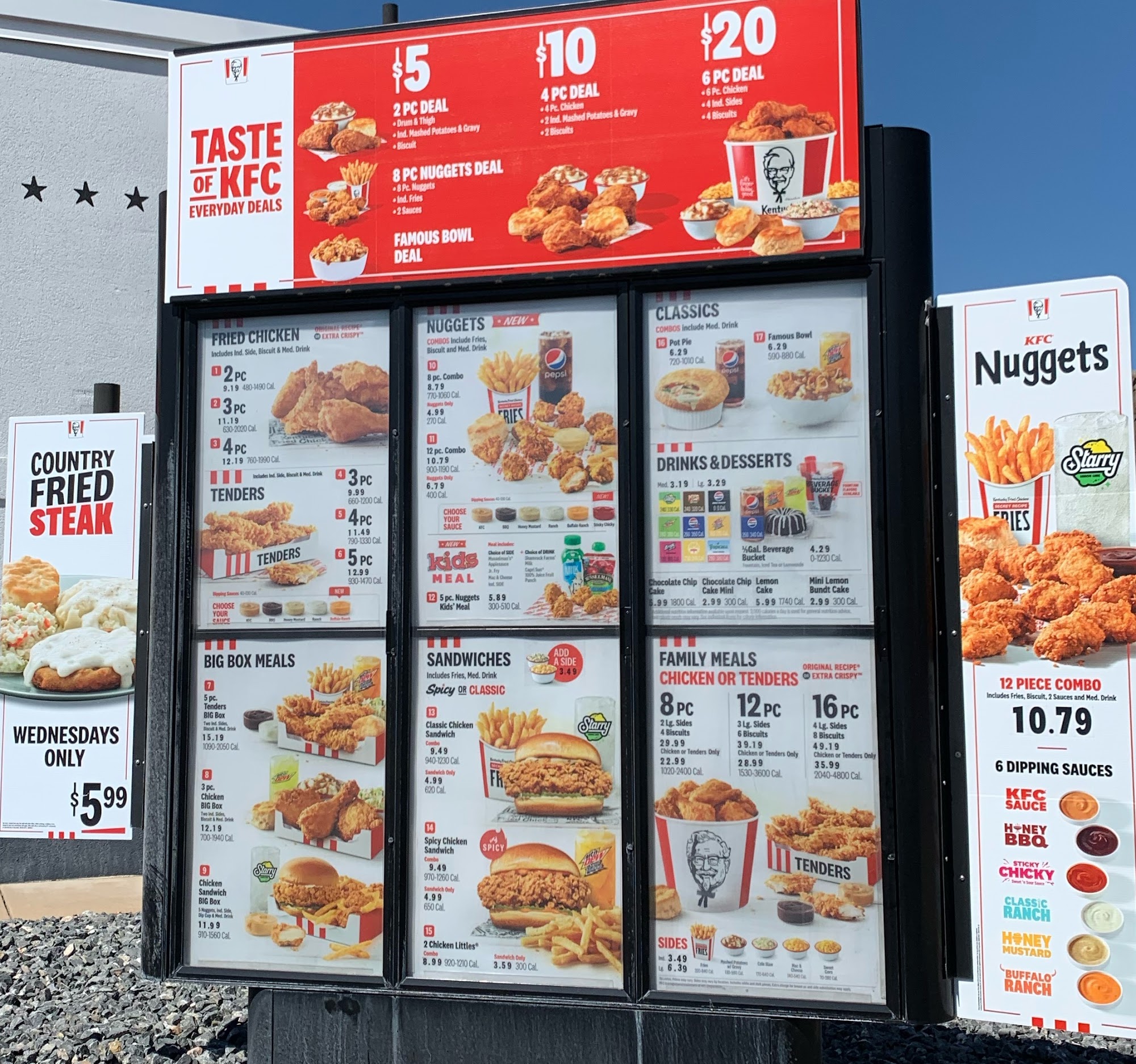 KFC Menu