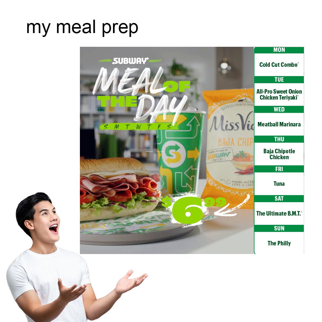 Subway Menu