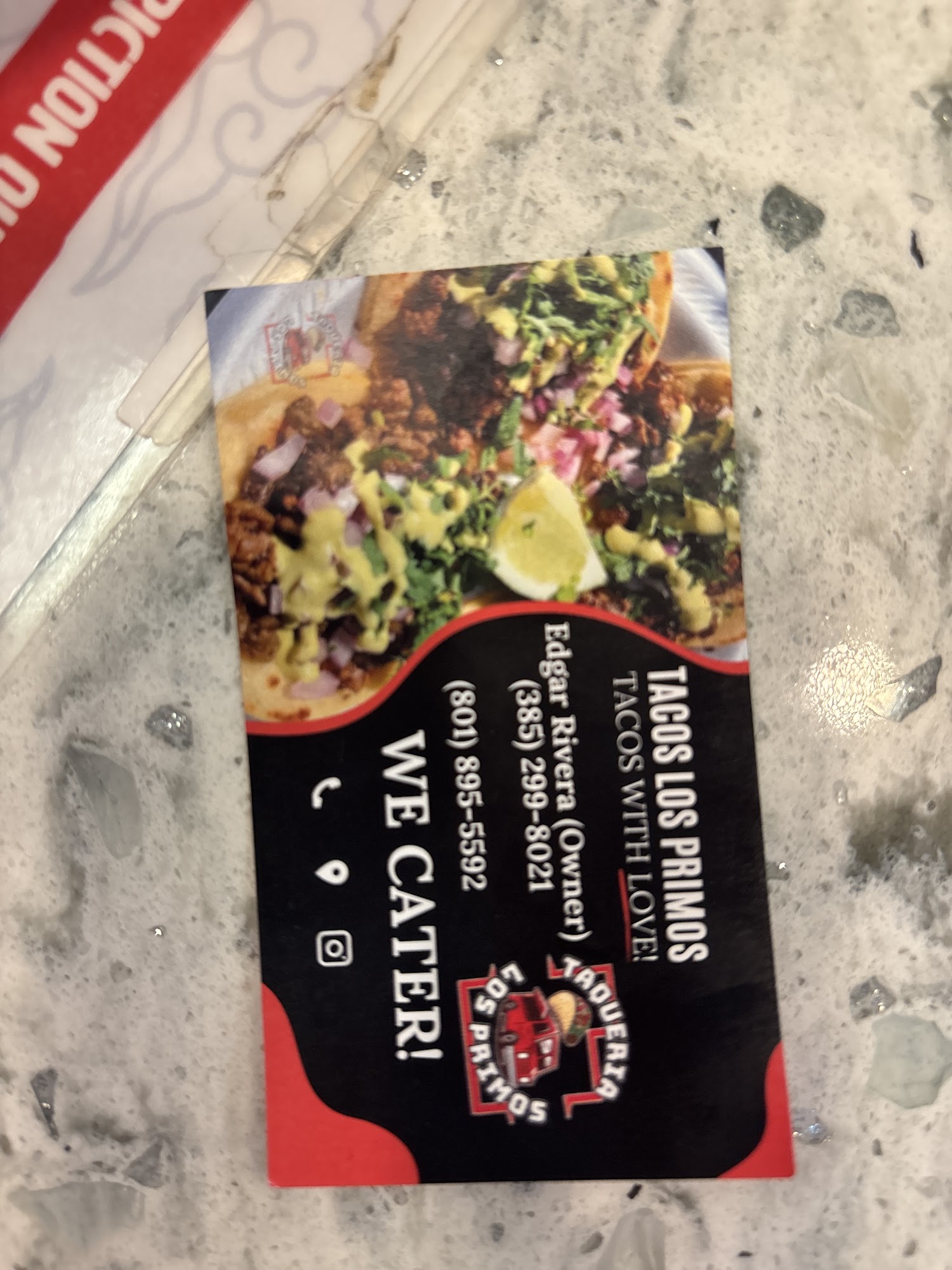 Taqueria Los primos Menu