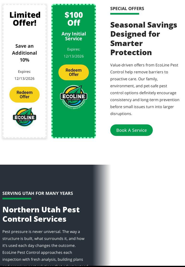 EcoLine Pest Control 1262 S 650 W STE 1C, Farmington, UT 84025