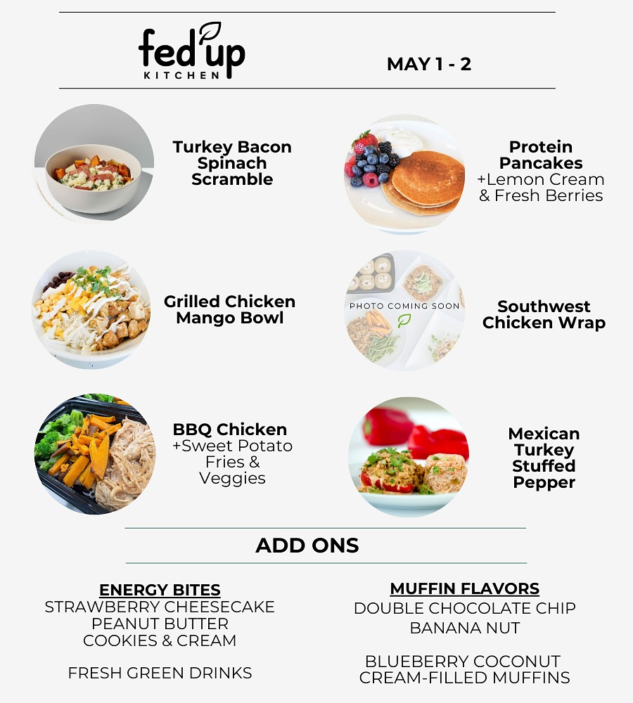 Fed Up Kitchen Cottonwood Menu