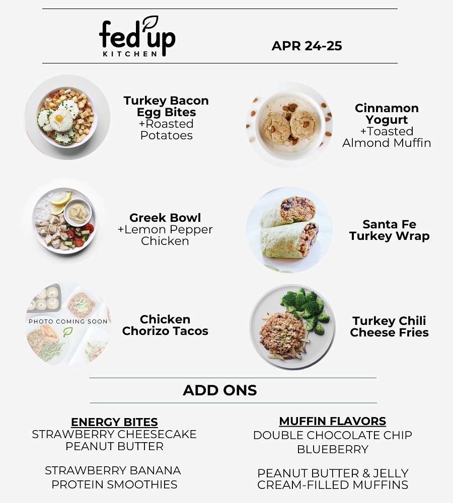 Fed Up Kitchen Cottonwood Menu