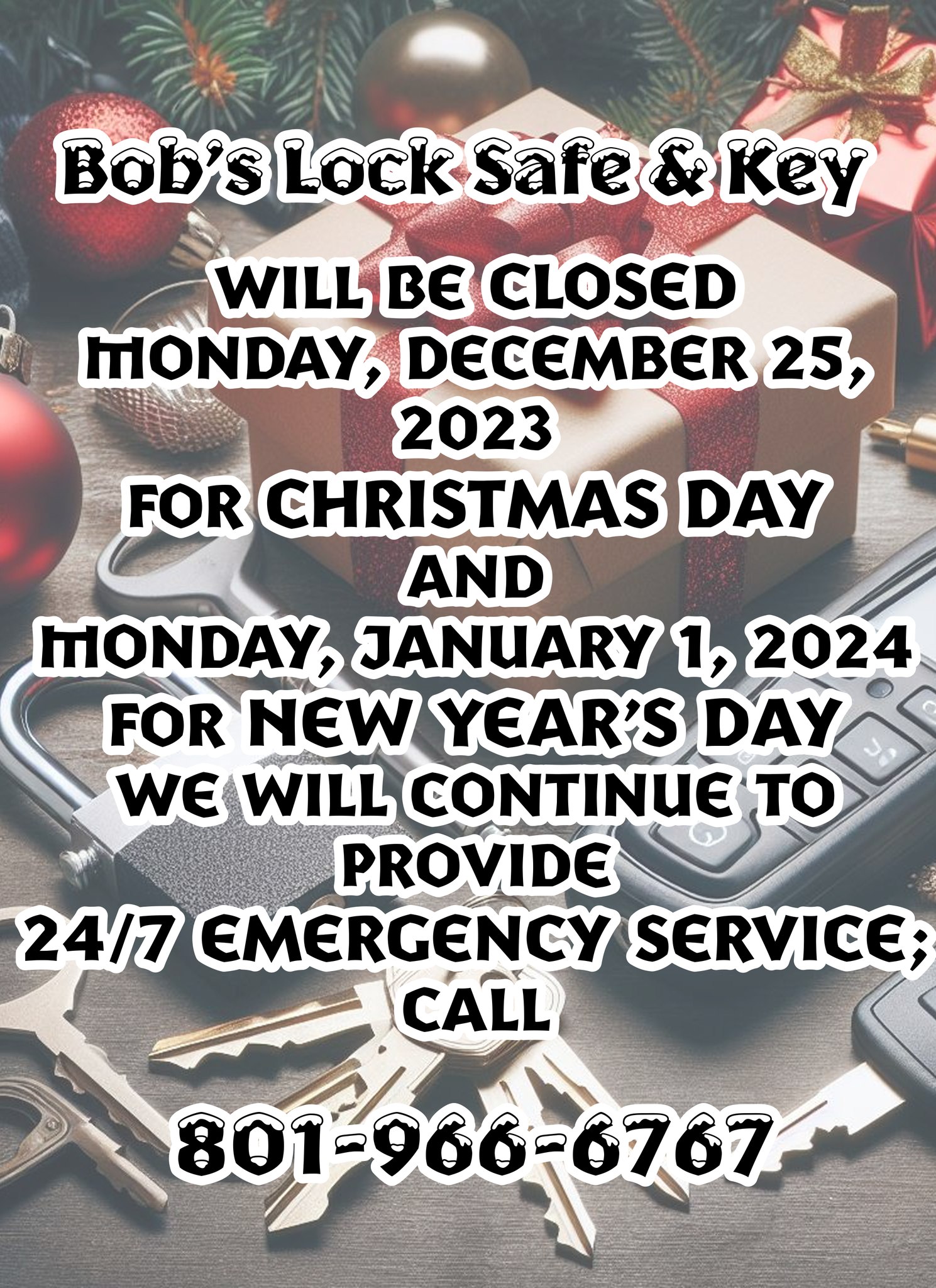 Bobs Lock Safe and Key