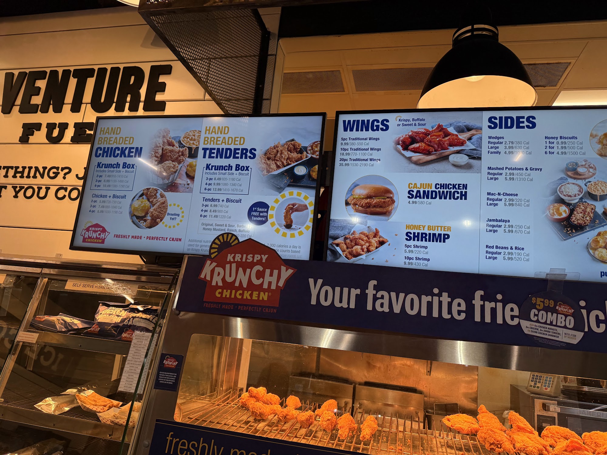 Krispy Krunchy Chicken Menu