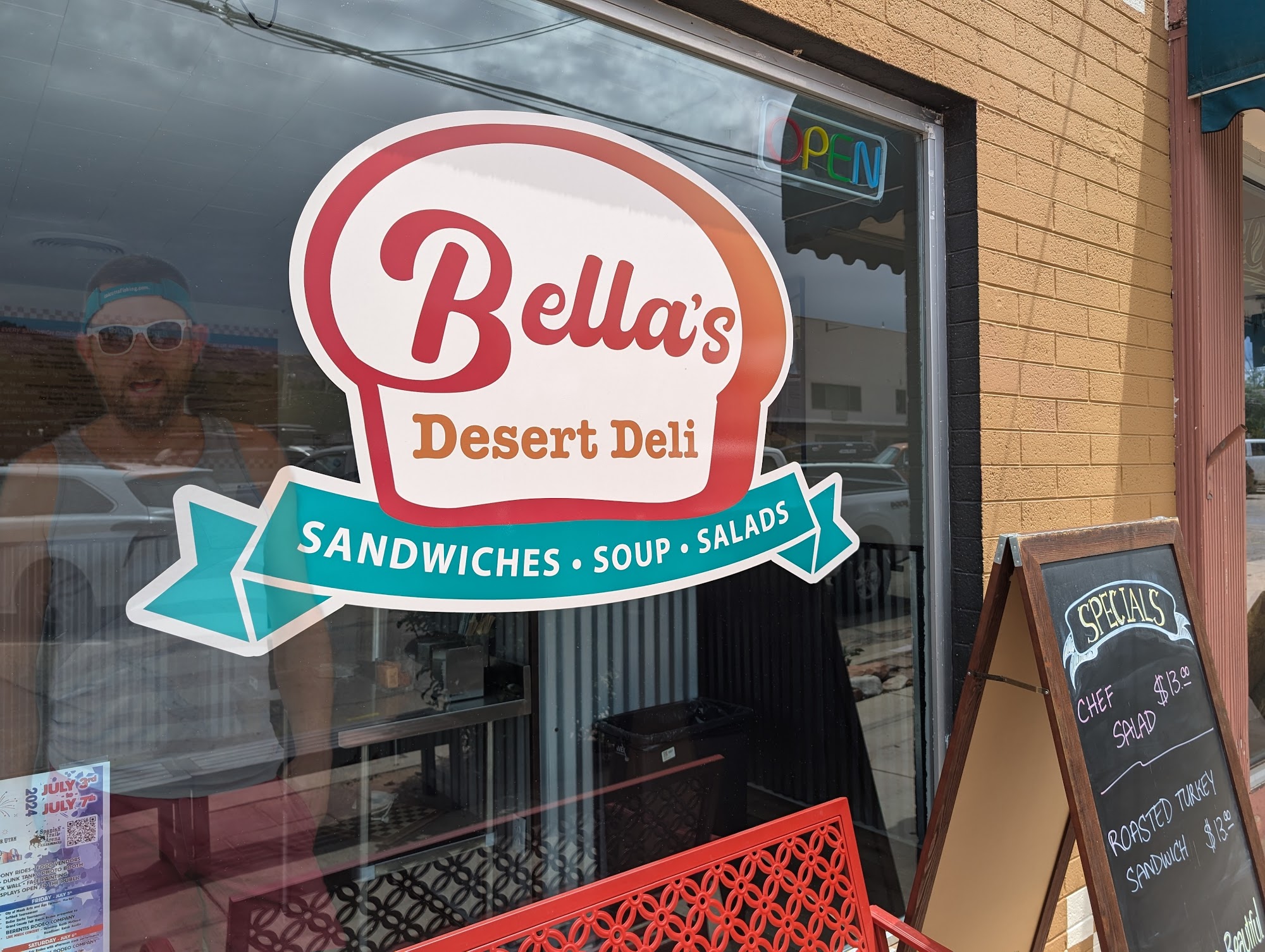 Bella's Desert Deli Menu