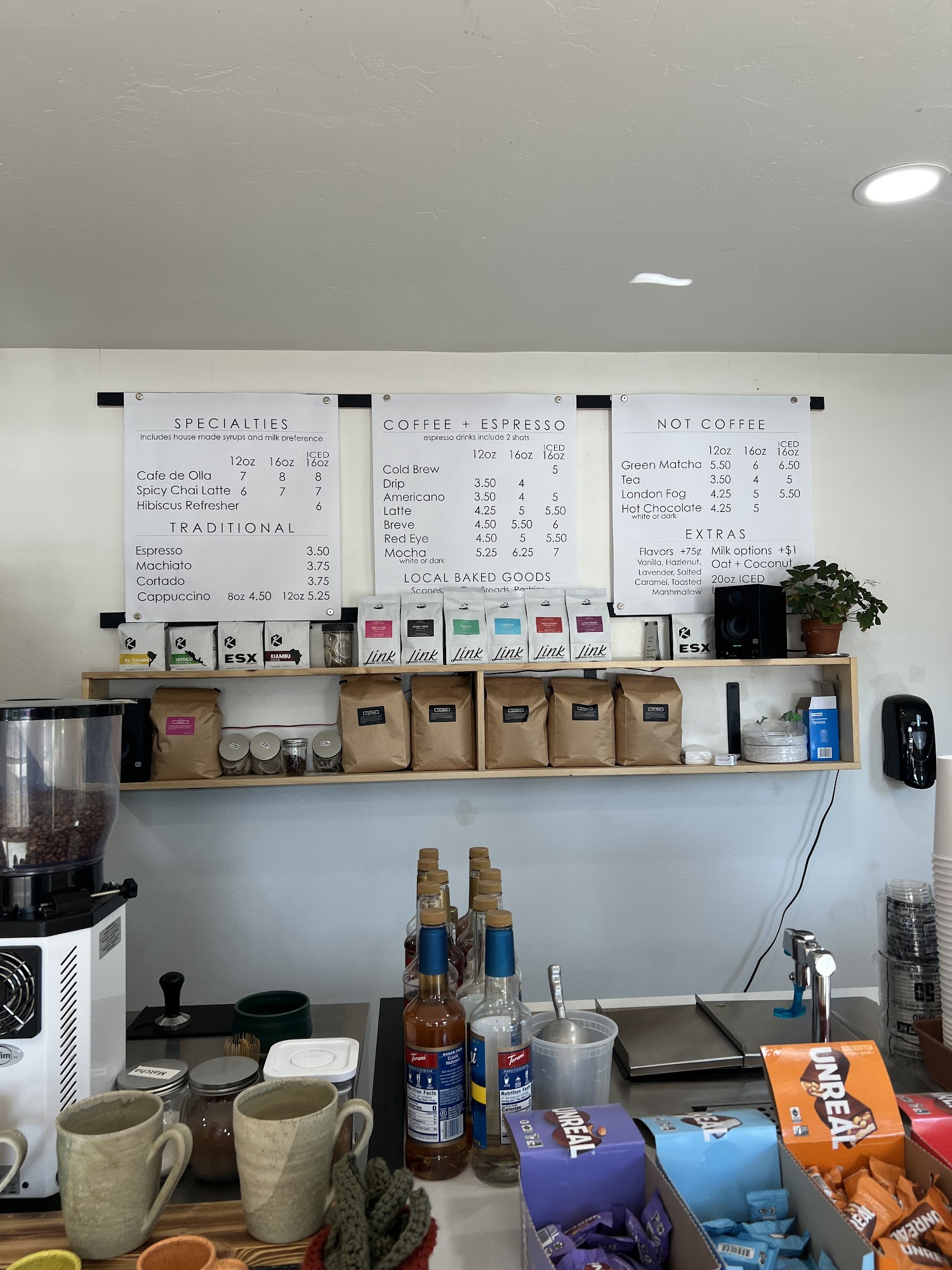 Más café Menu