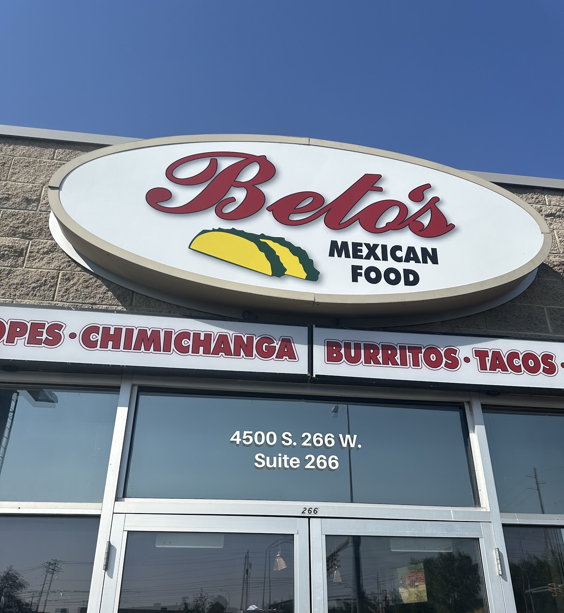 BETOS MEXICAN FOOD MURRAY Menu