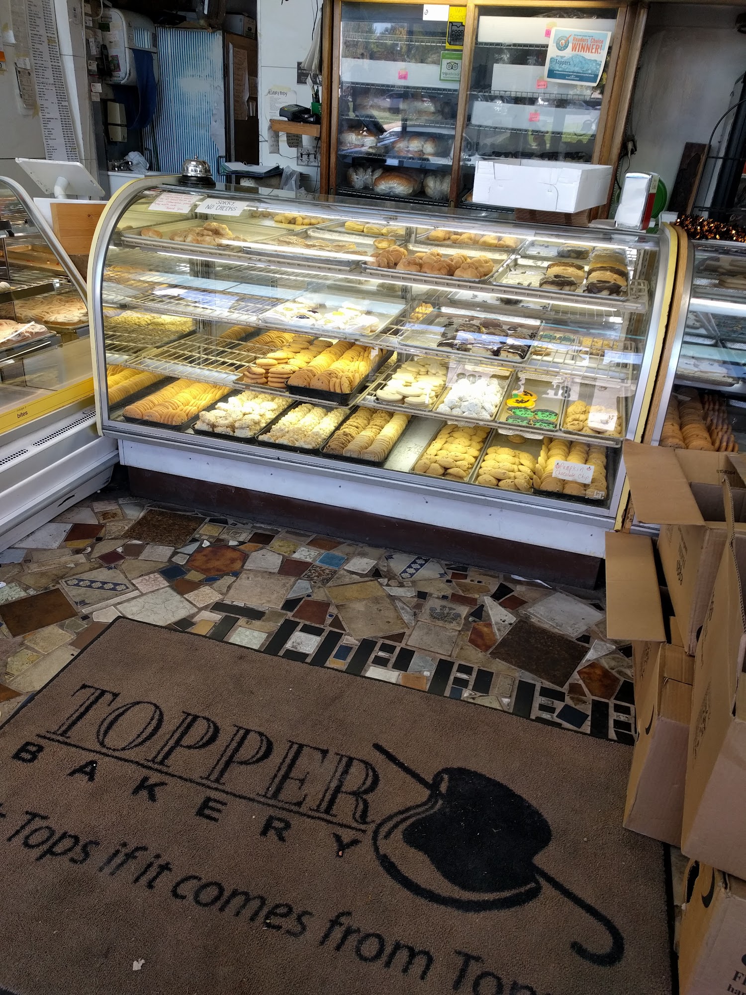 Topper Bakery Menu