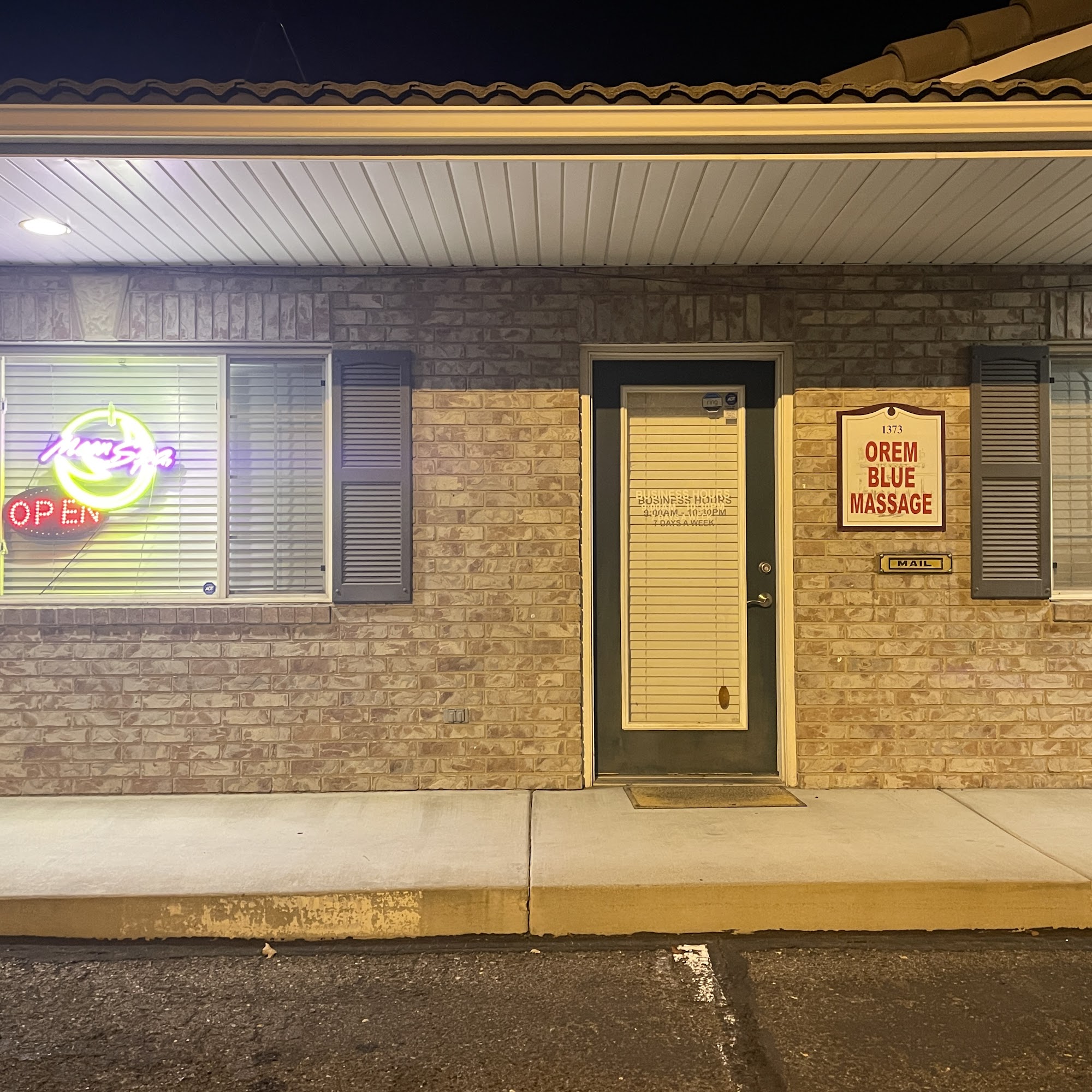 Orem Blue Massage 1373 S 740 E, Orem Utah 84097