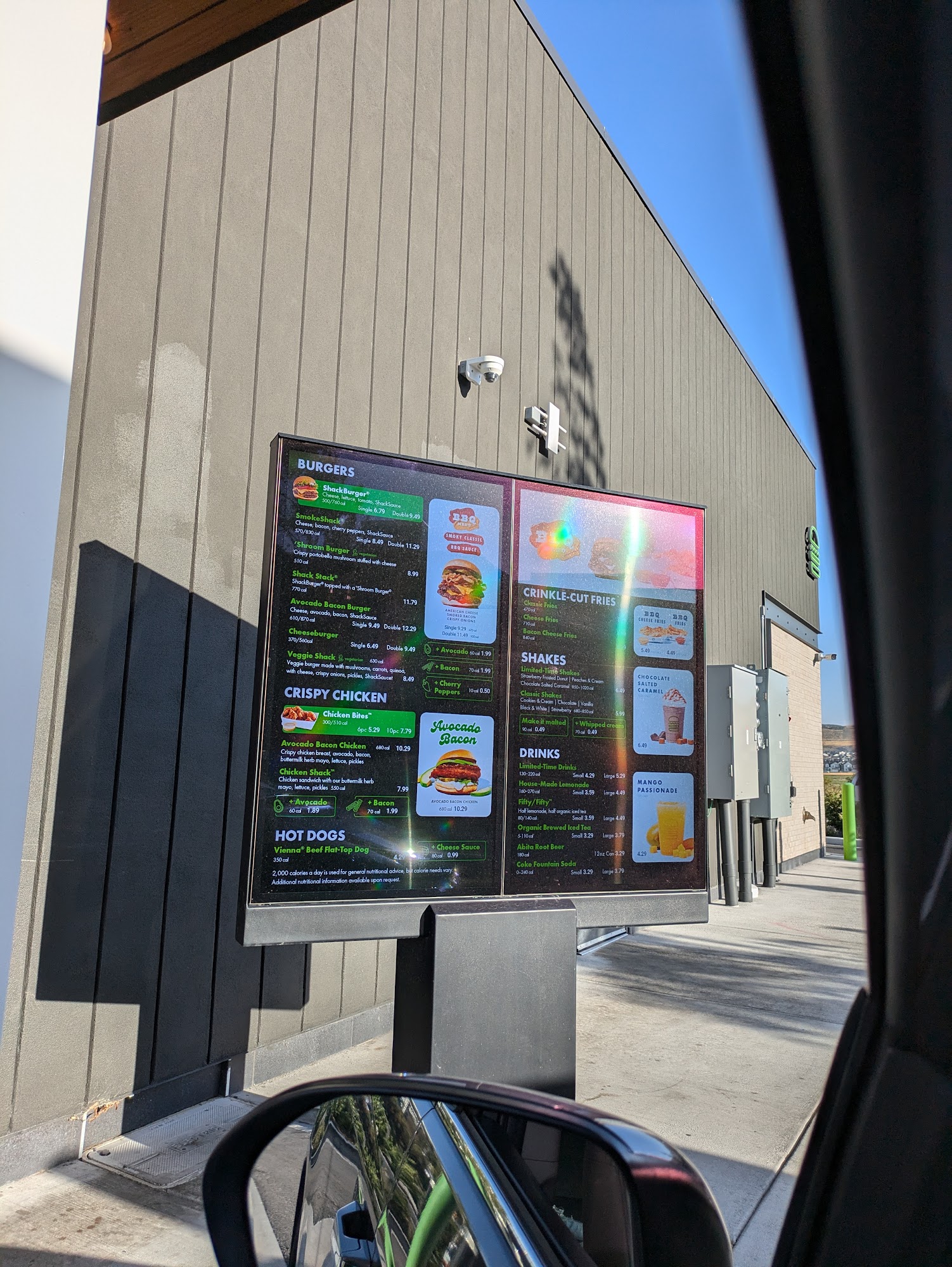 Shake Shack Mountain View Village Menu