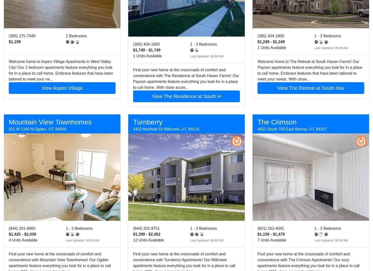 Uffens Marketplace Menu