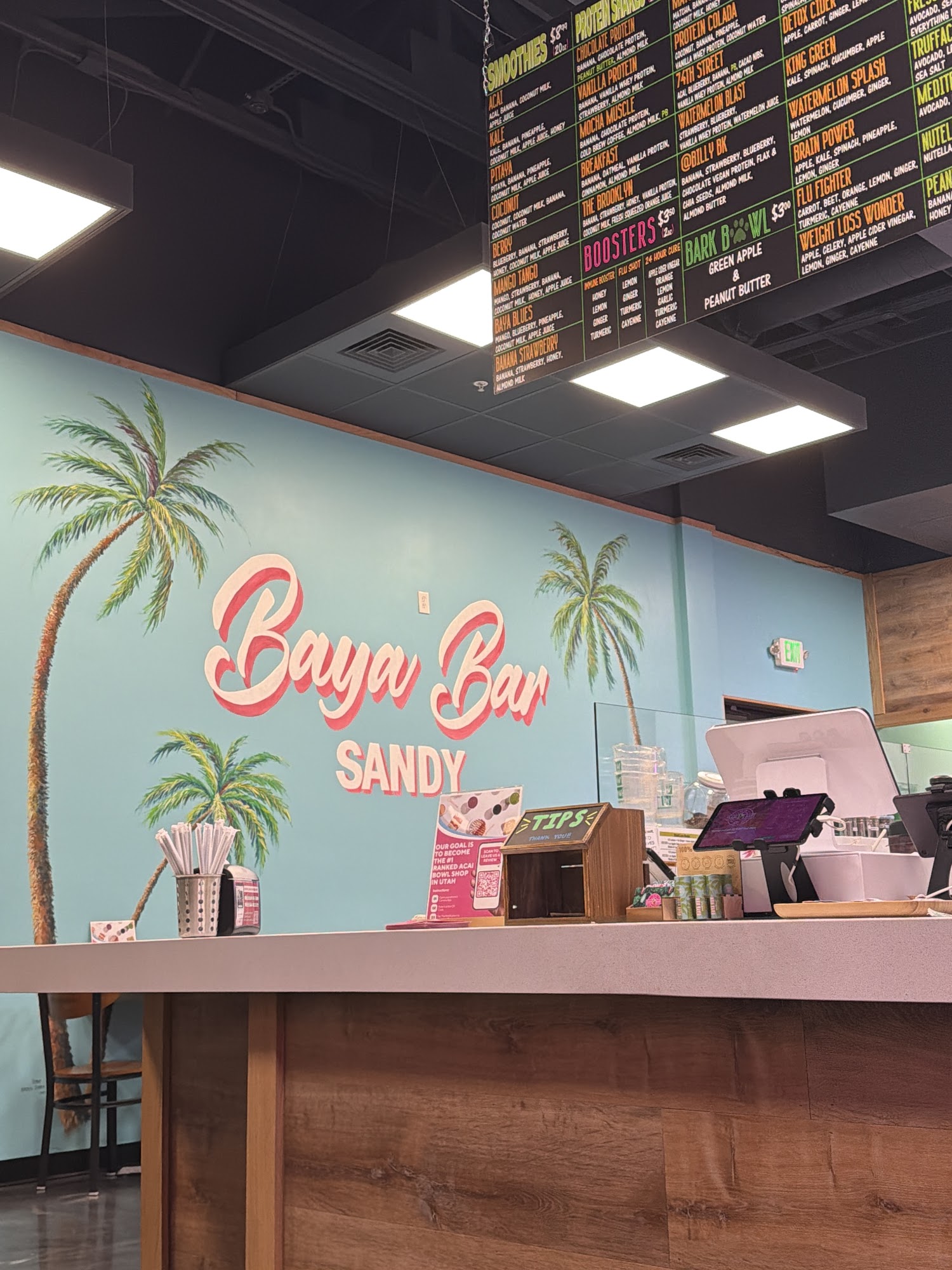 Baya Bar - Acai & Smoothie Shop Menu