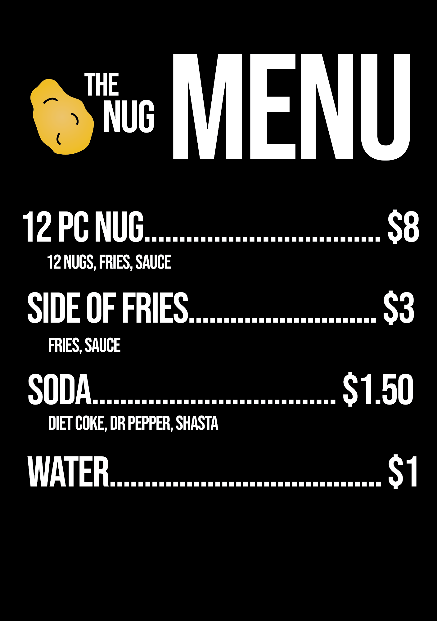 The Nug Menu