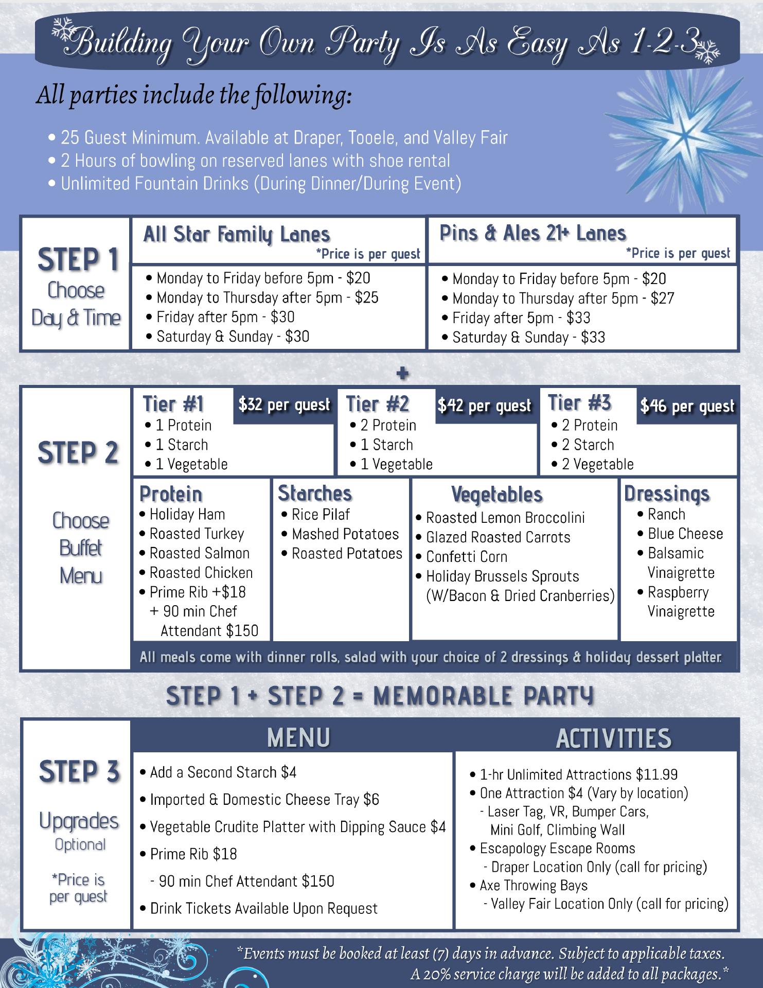 Pins & Ales - West Jordan Menu