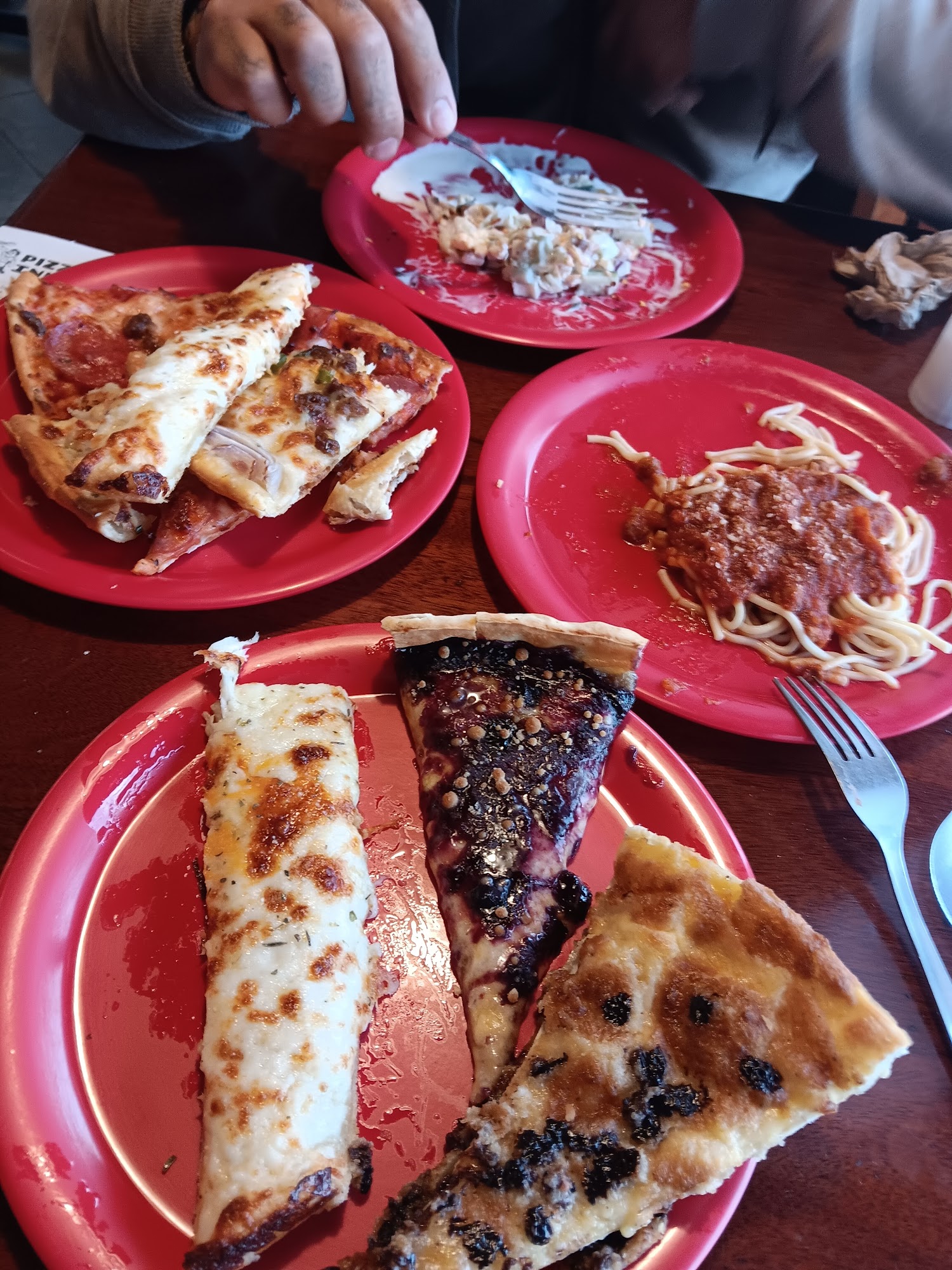 Pizza Inn Buffet Menu