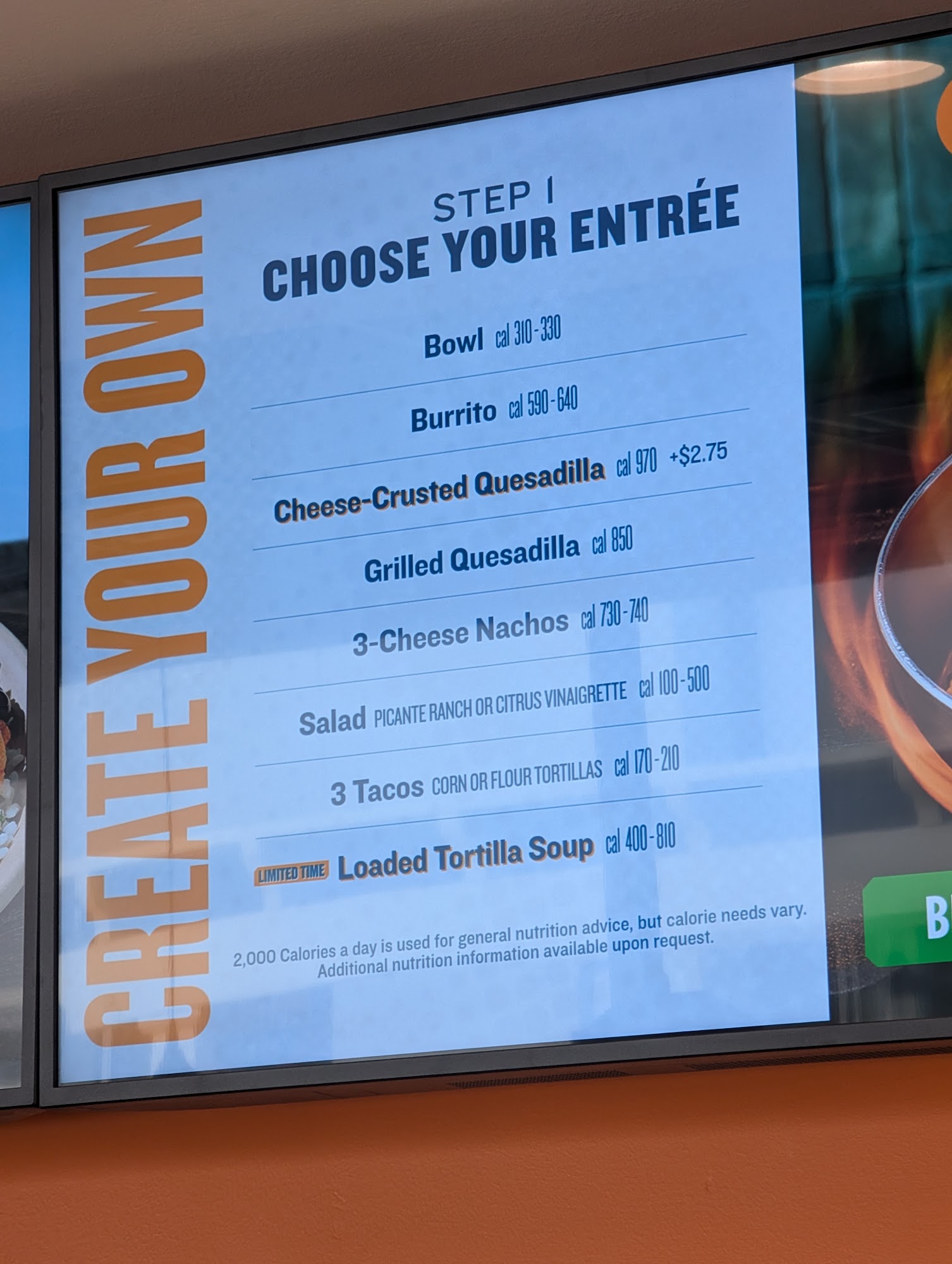 QDOBA Mexican Eats Menu