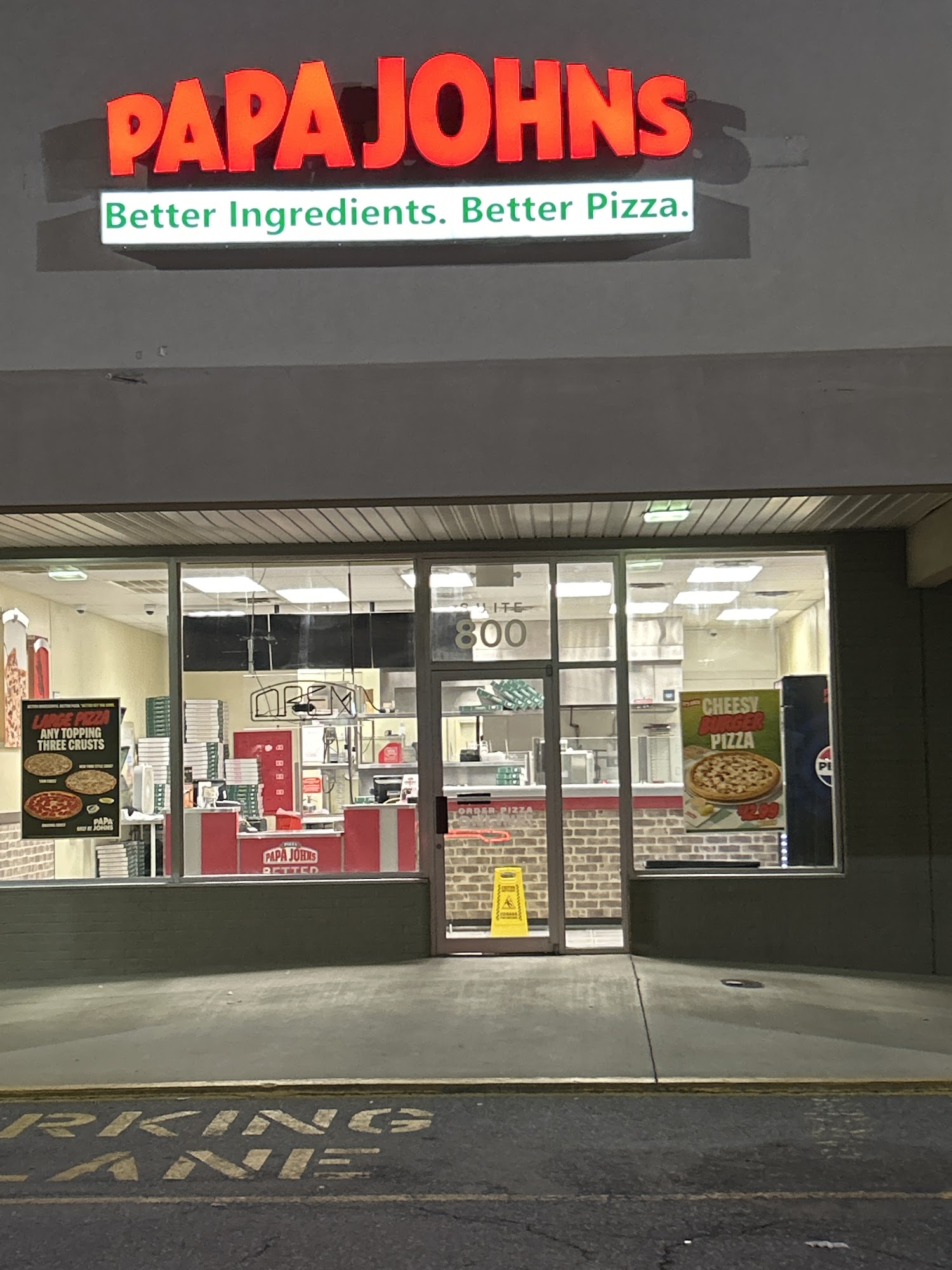 Papa Johns Pizza Menu