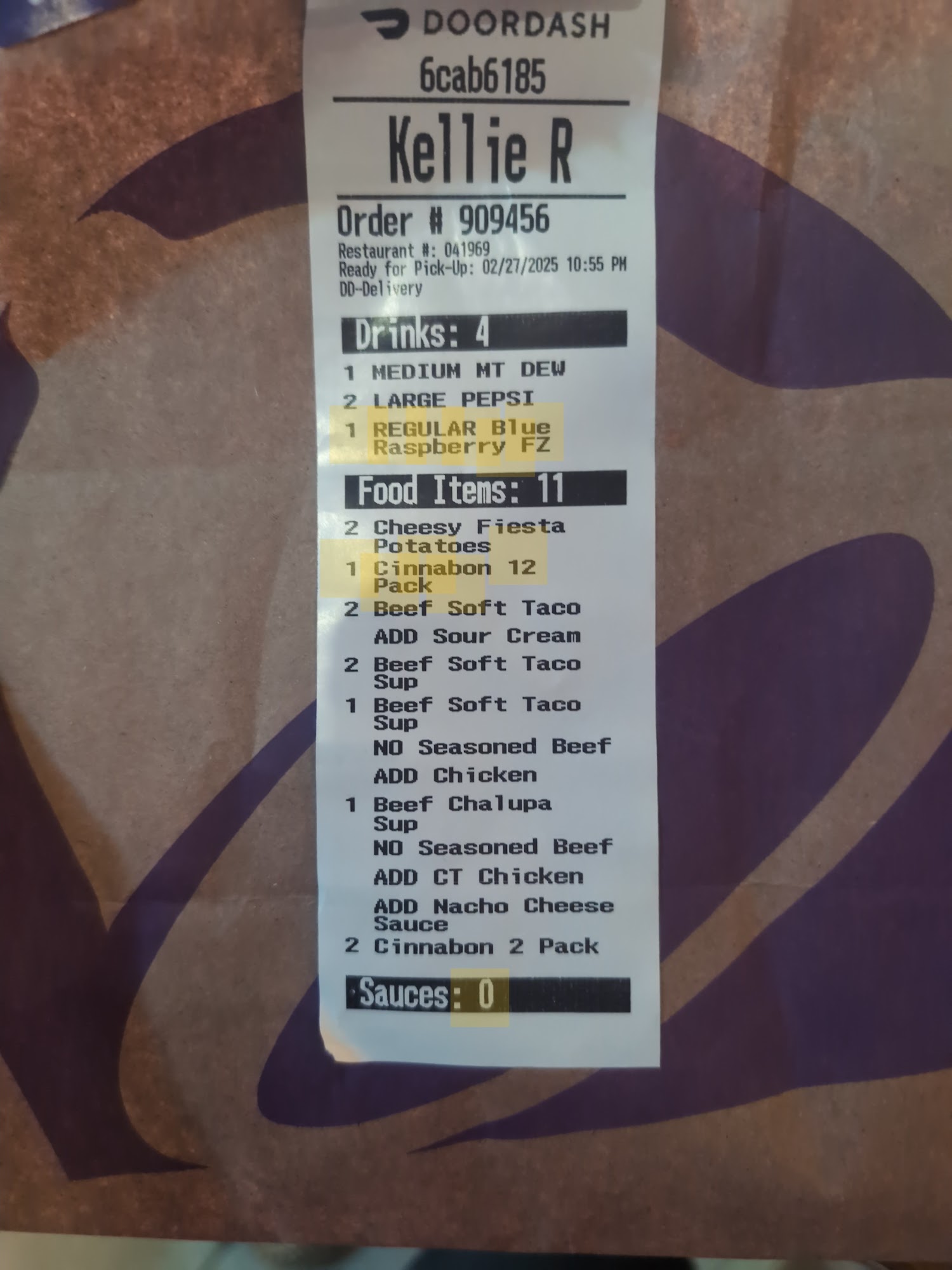 Taco Bell Menu