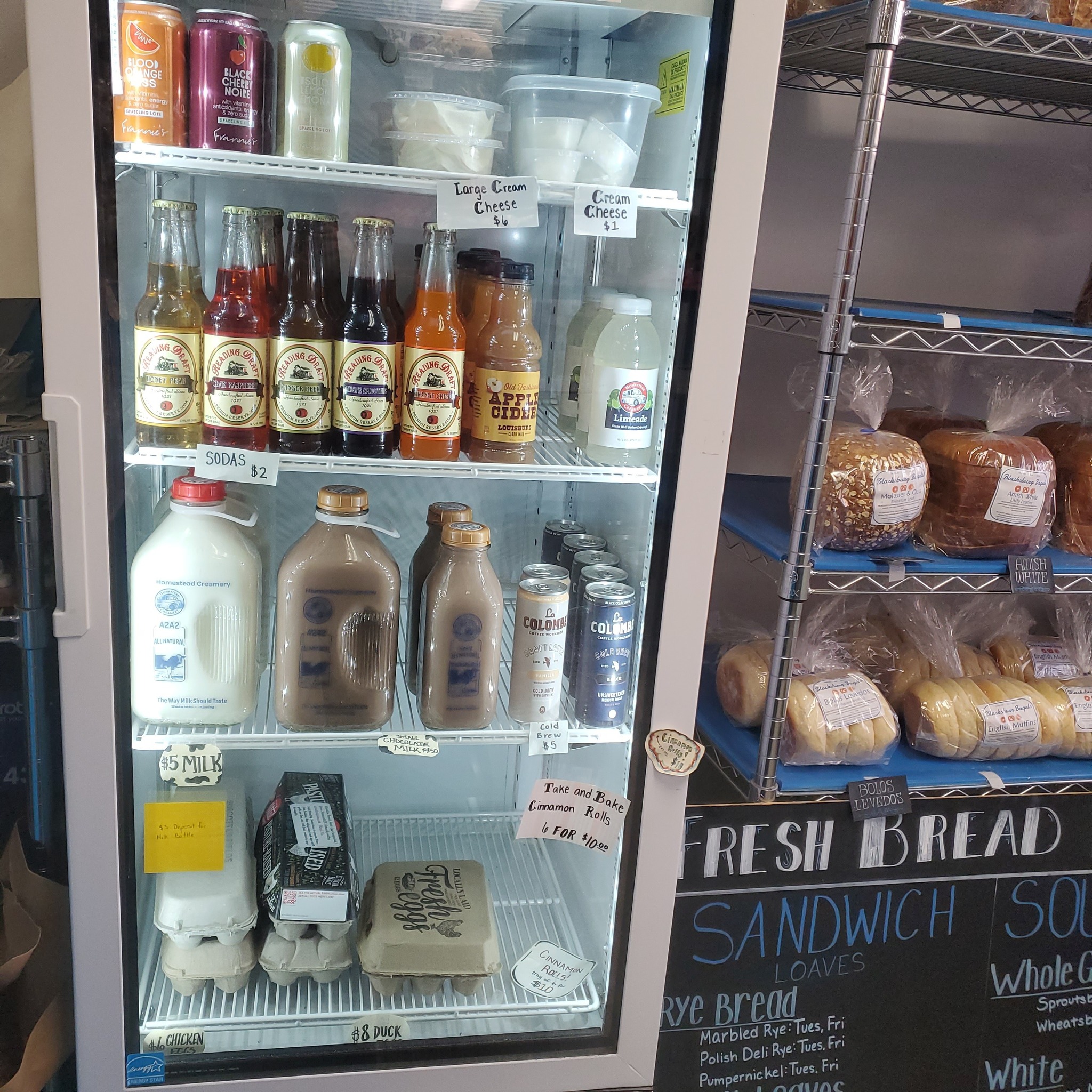 Blacksburg Bagels Menu