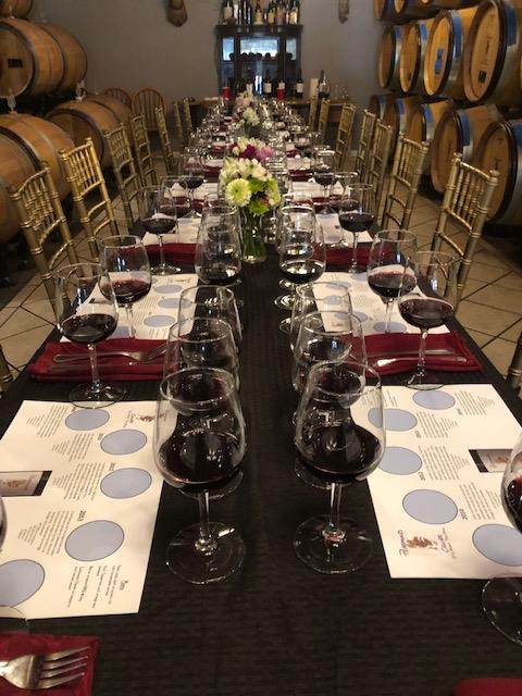 Pearmund Cellars Menu