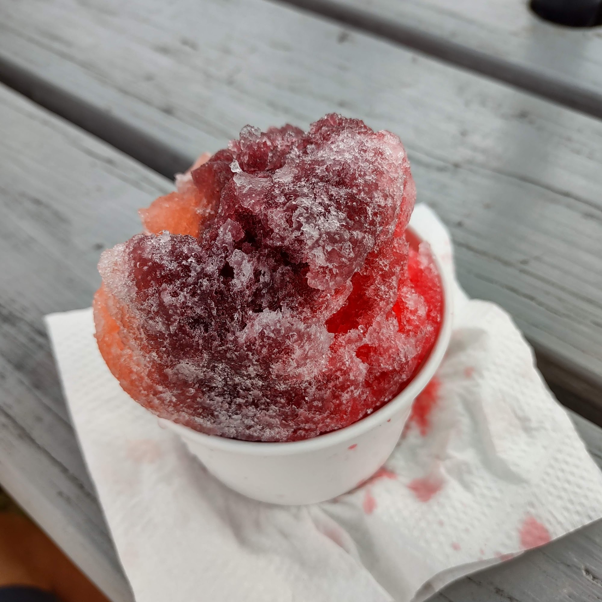 Peach Beach Shave Ice Cape Charles
