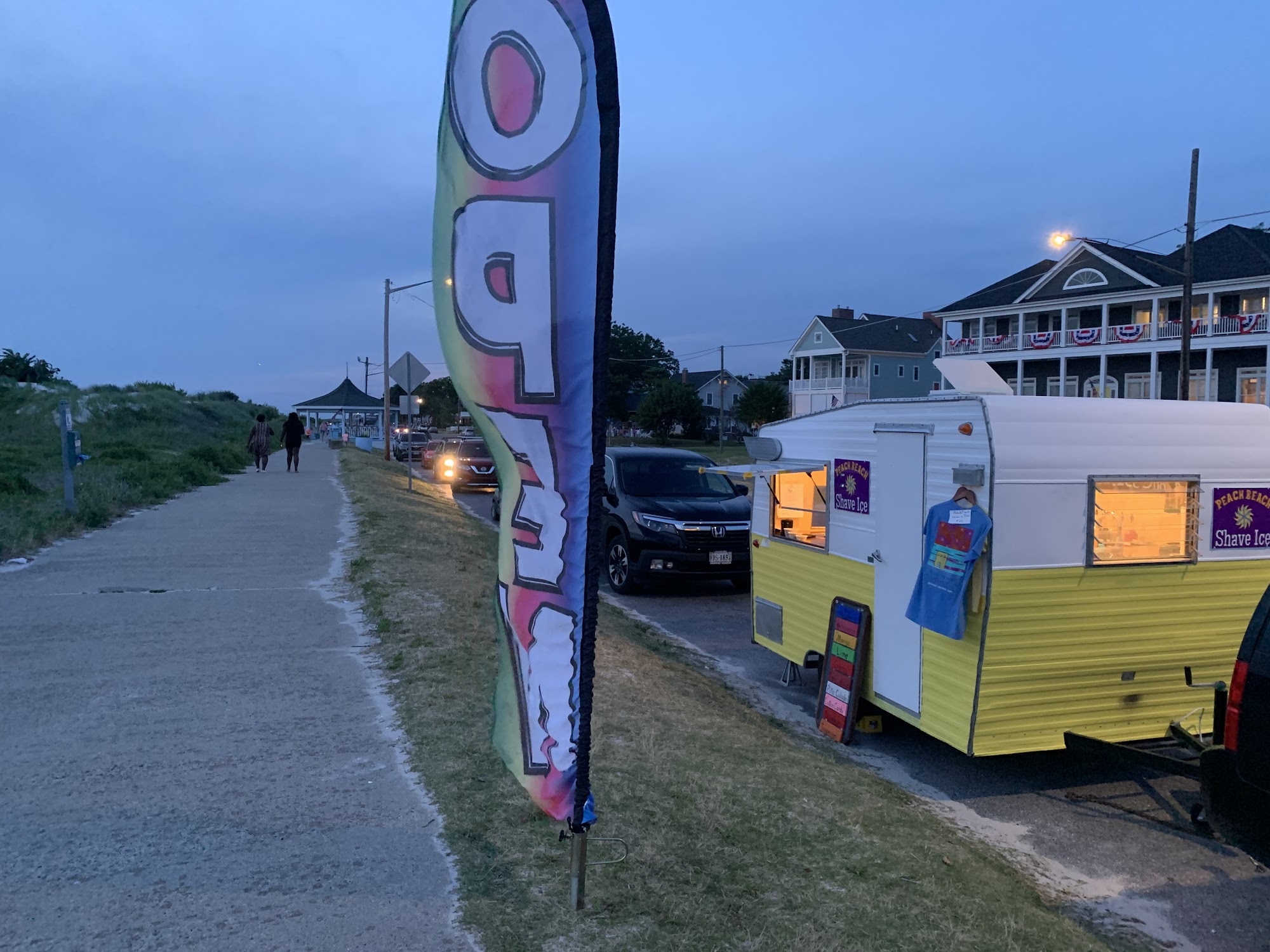 Peach Beach Shave Ice Cape Charles