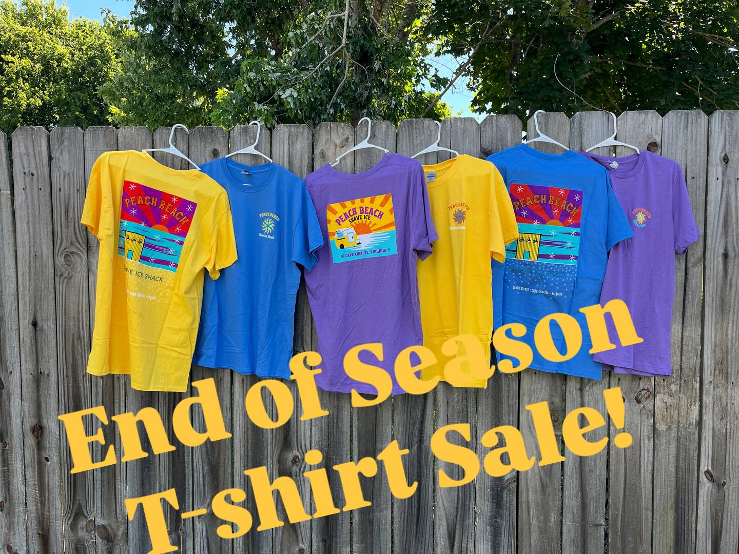 Peach Beach Shave Ice Cape Charles