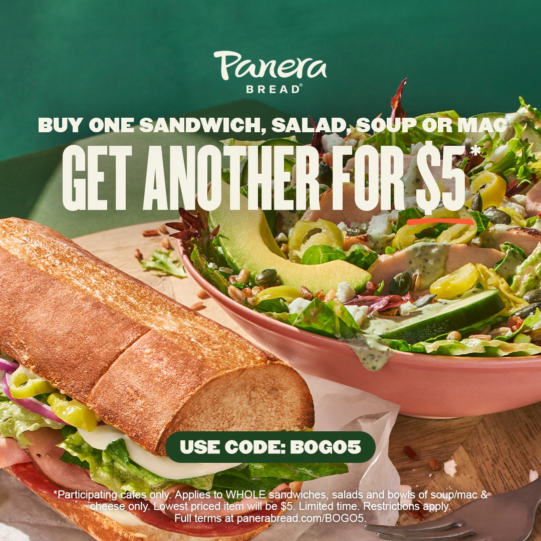 Panera Bread Menu