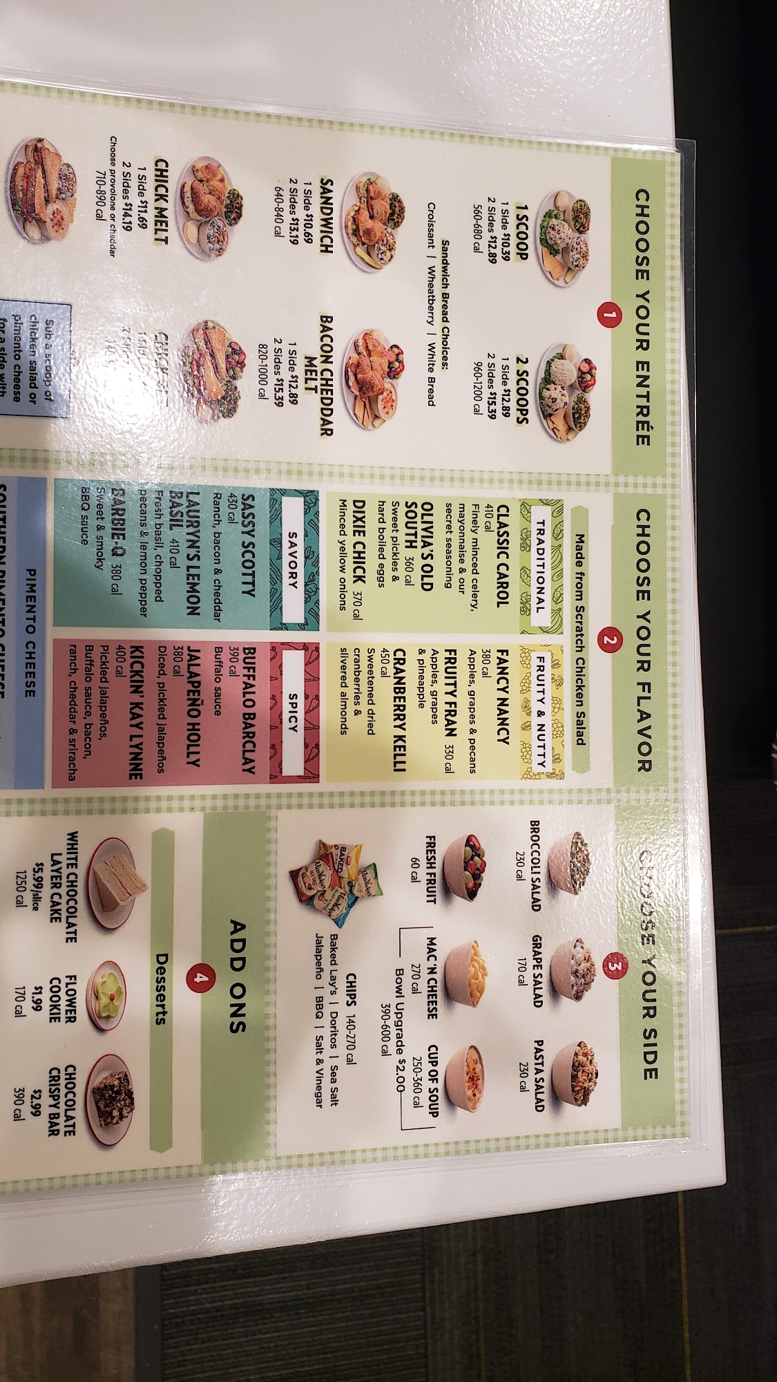 Chicken Salad Chick Menu