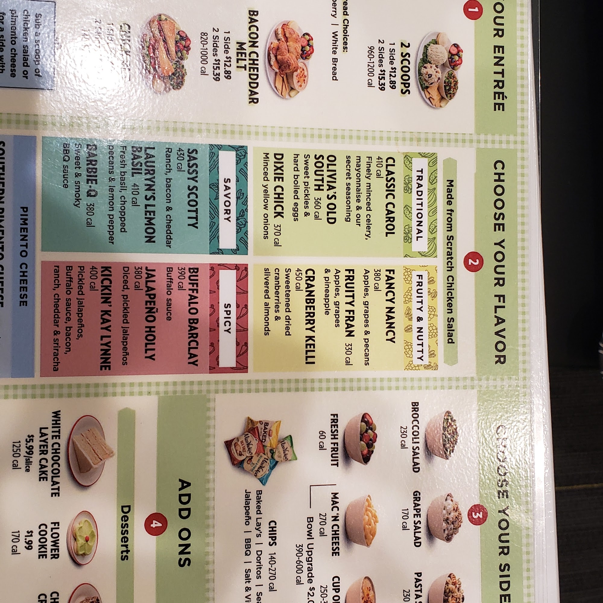 Chicken Salad Chick Menu