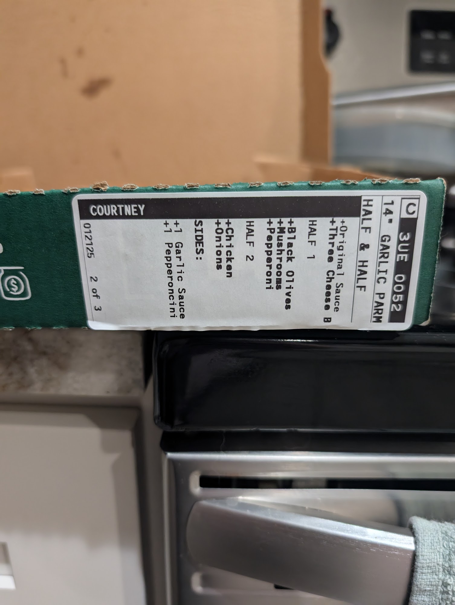 Papa Johns Pizza Menu